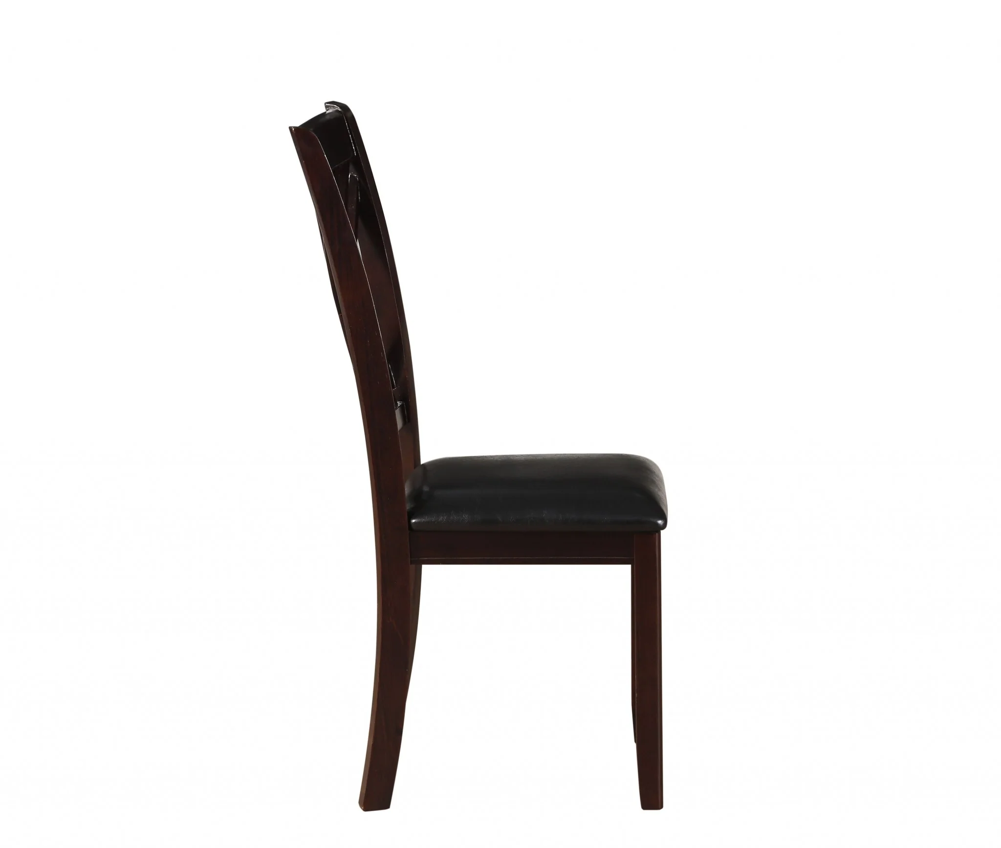2Pc Black And Espresso Side Chair By Homeroots - 318946 - Image 5
