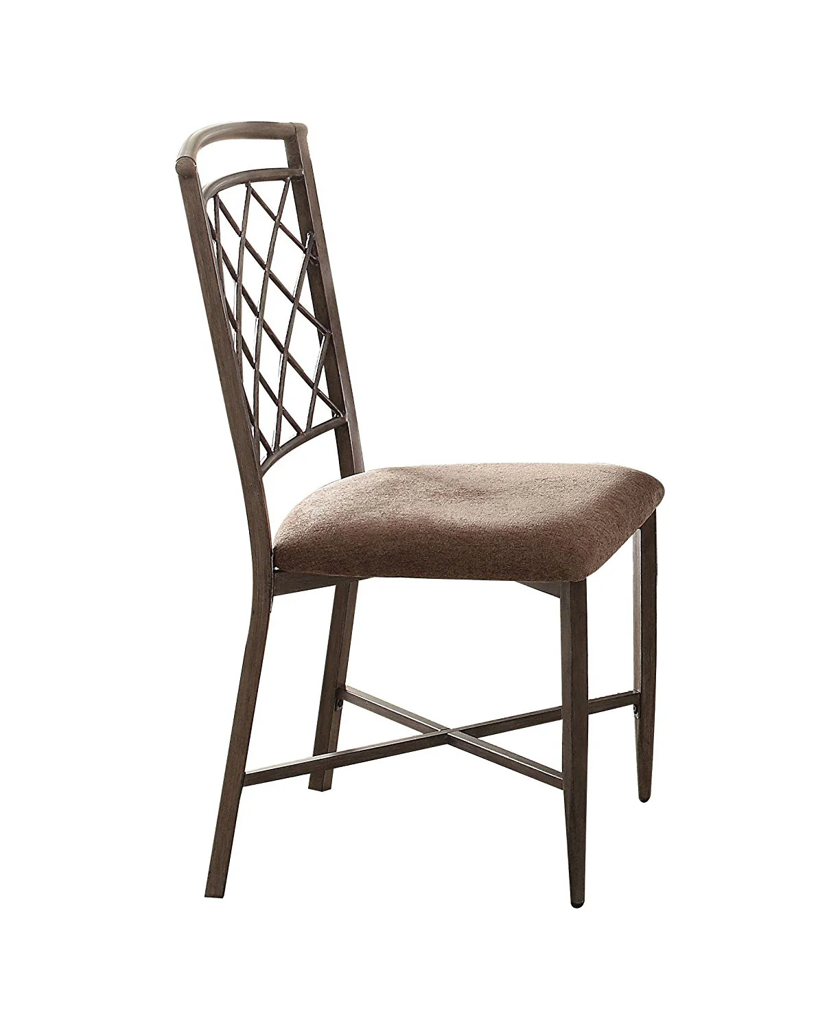 2Pc Fabric And Antique Side Chair By Homeroots - Image 3