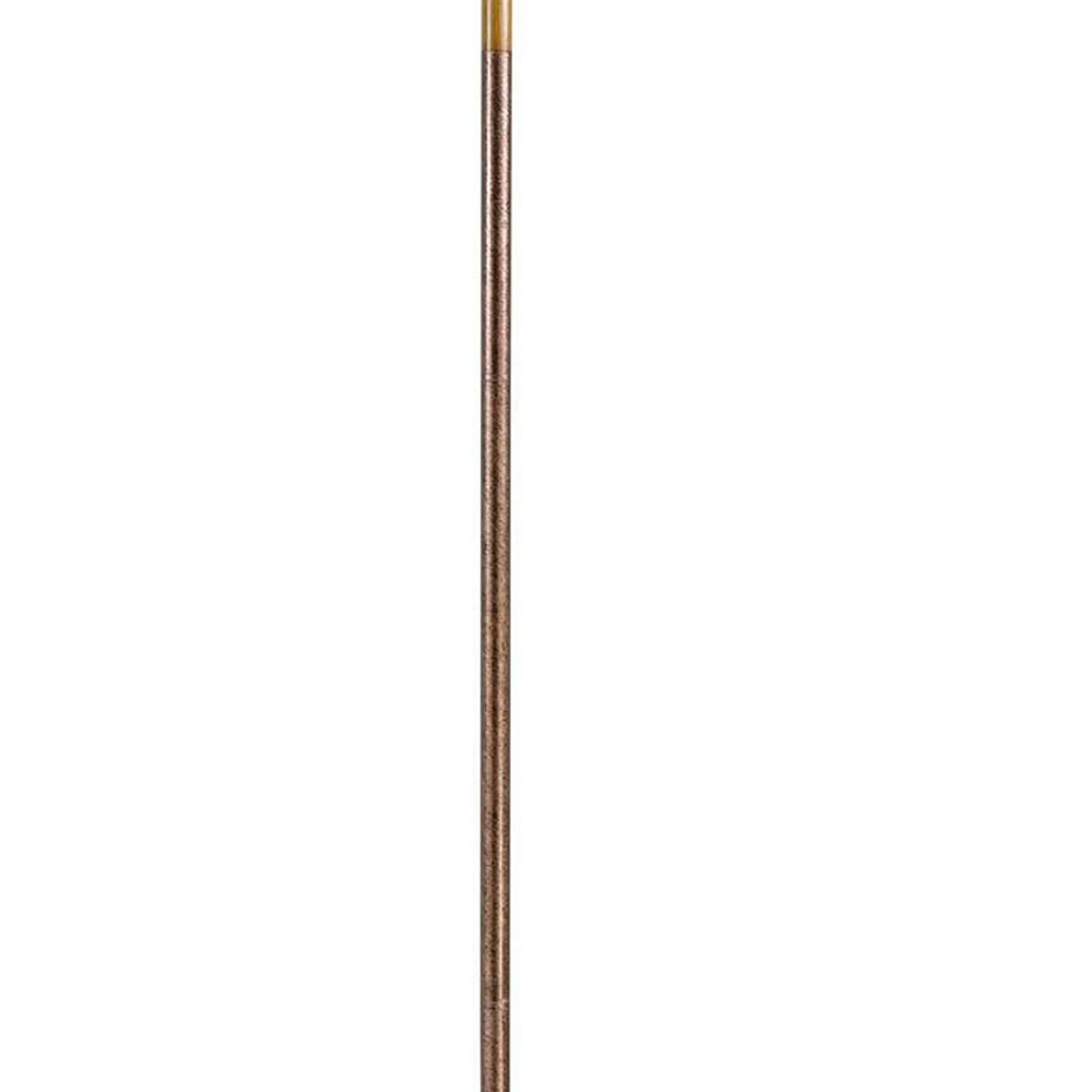 3 Way Torchiere Floor Lamp With Frosted Glass Shade And Stable Base, Bronze By Benzara - Image 3