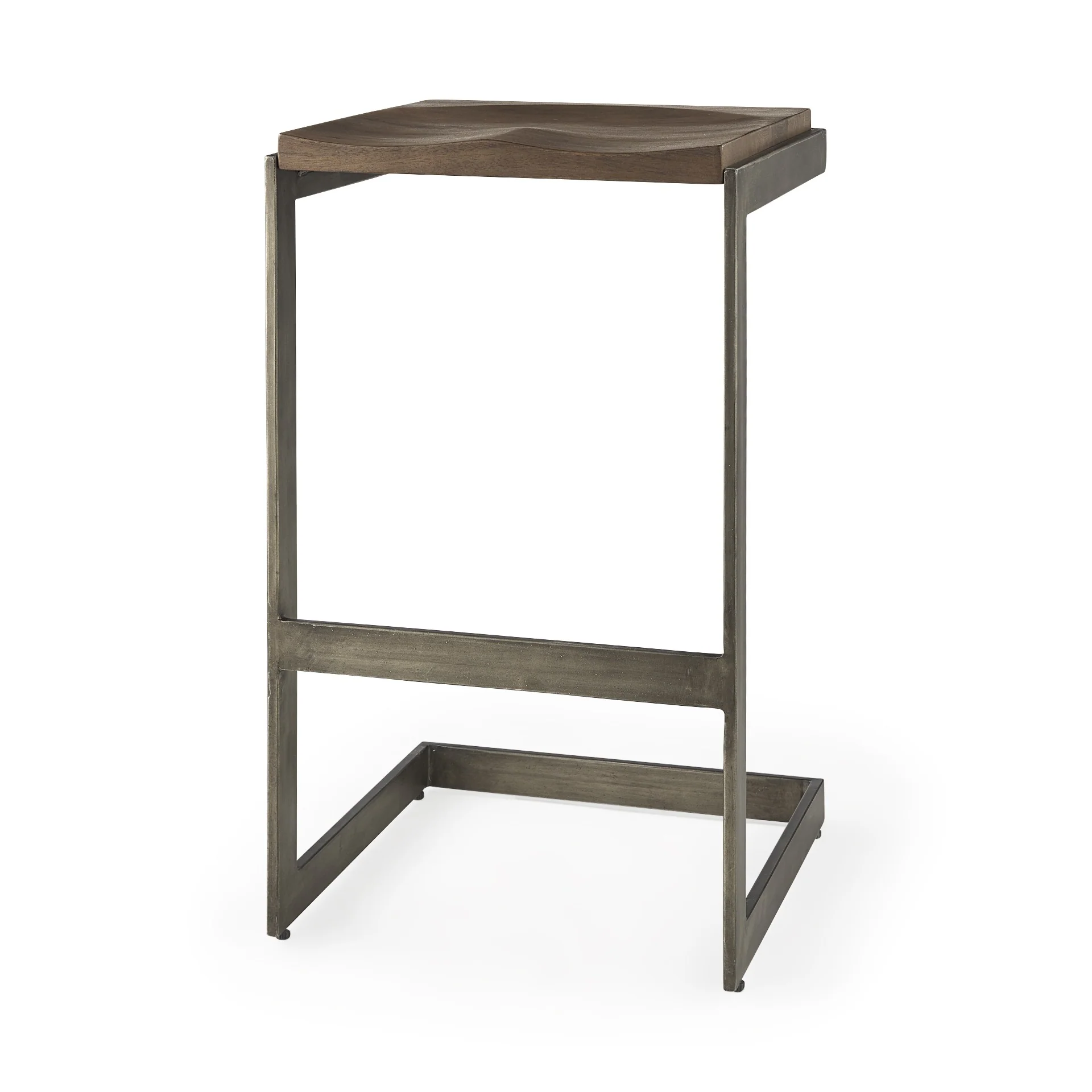 30' Black Cheeky Wood And Metal Bar Stool By Homeroots - Image 10