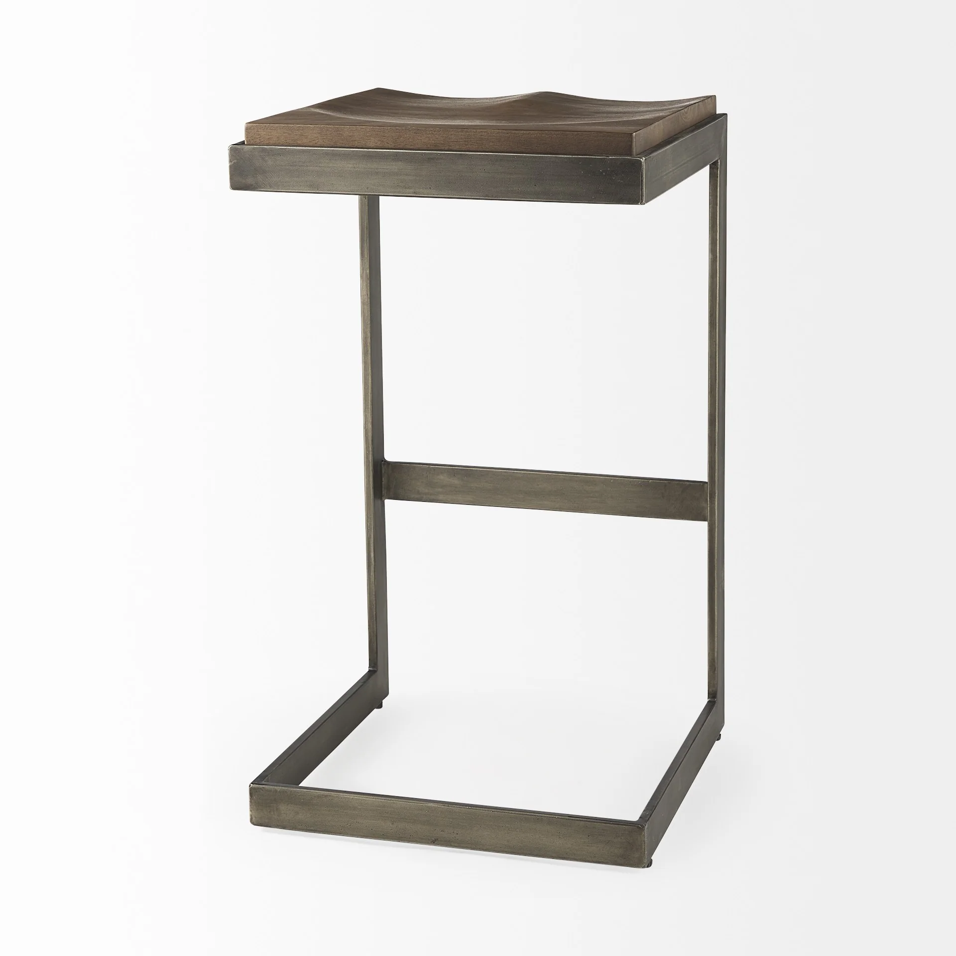 30' Black Cheeky Wood And Metal Bar Stool By Homeroots - Image 14