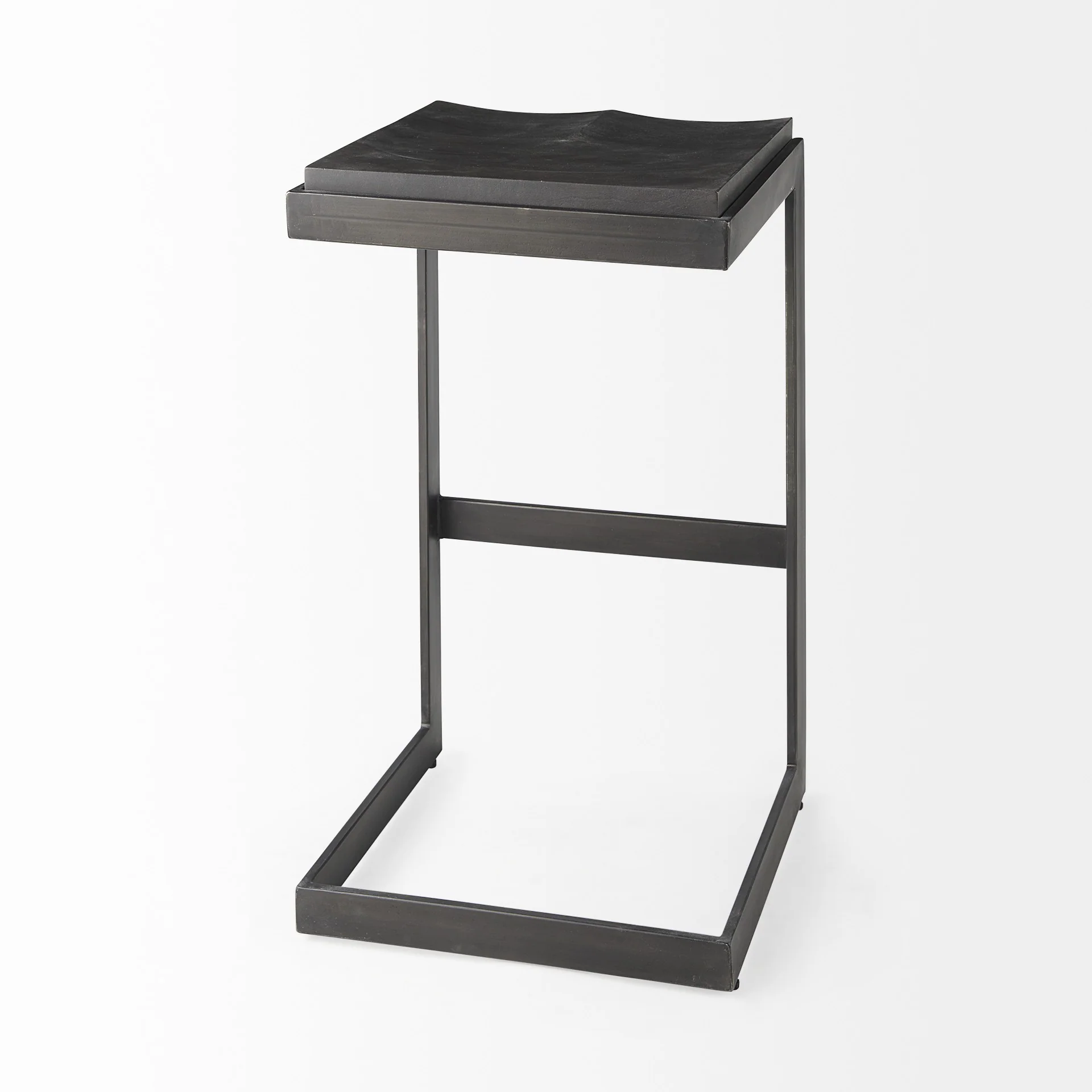 30' Black Cheeky Wood And Metal Bar Stool By Homeroots - Image 5