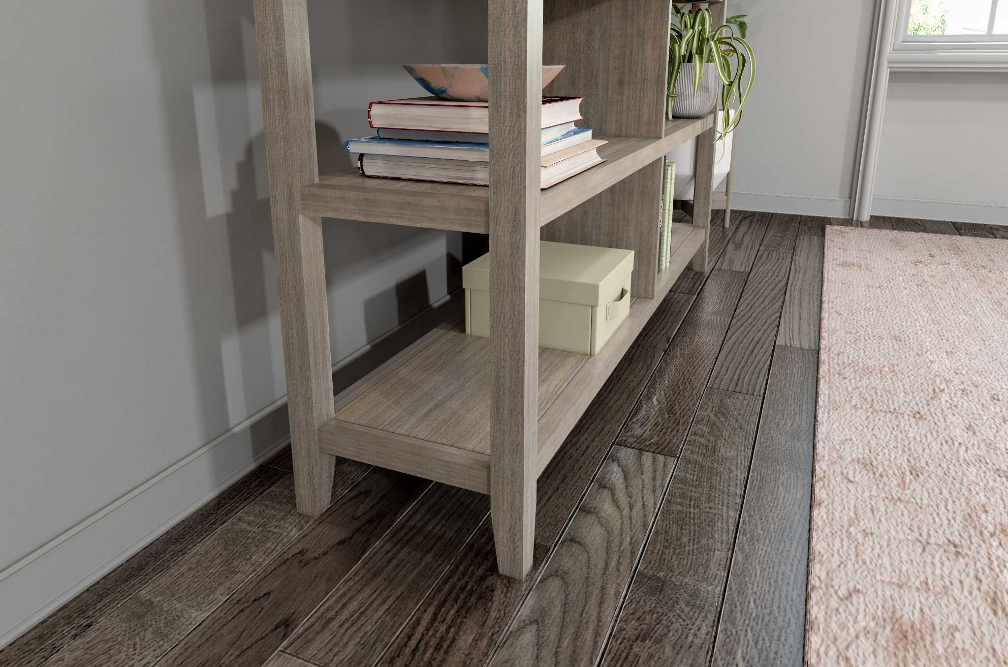 30" Bookcase with 2 Shelves in Walnut By Homeroots - Image 11