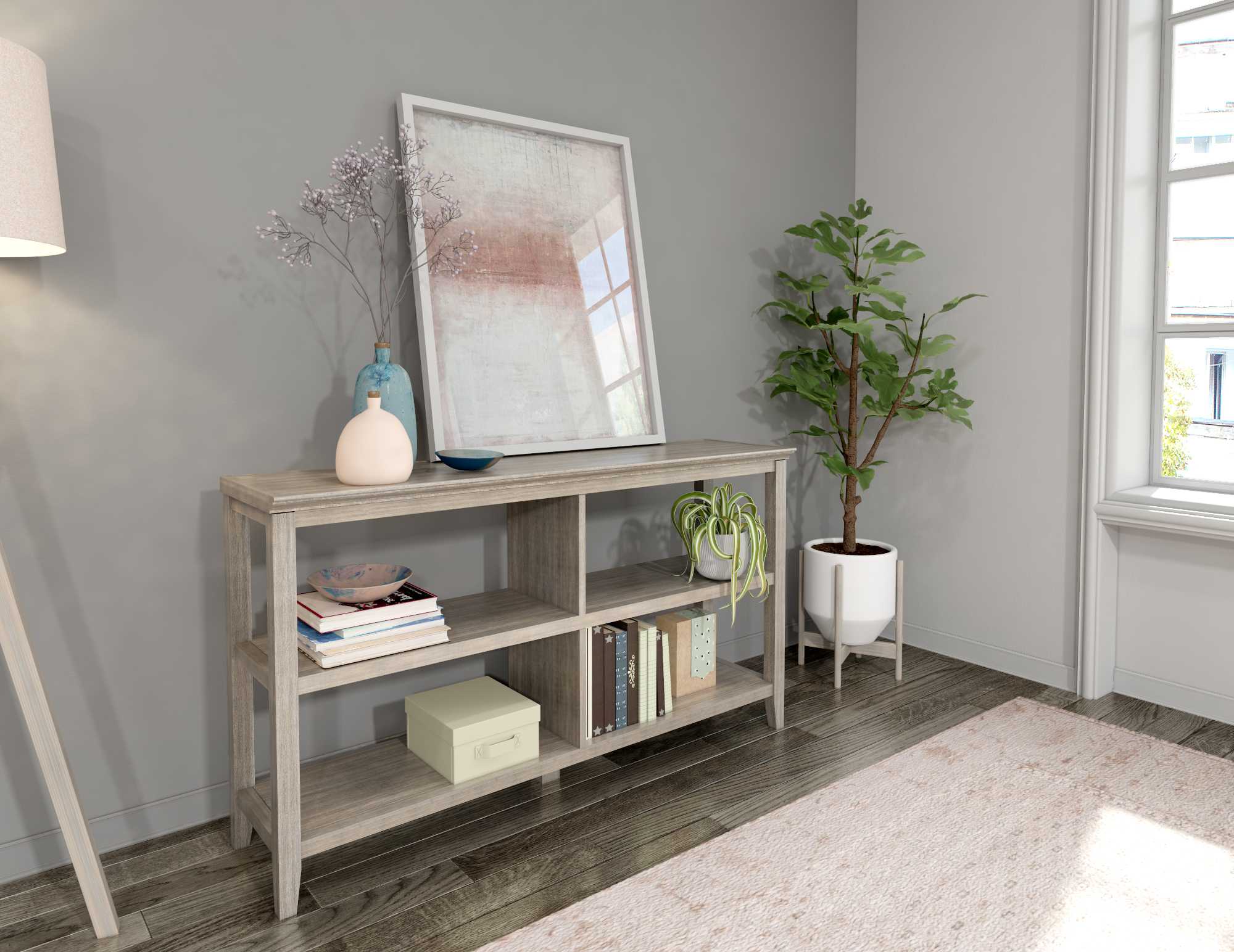 30" Bookcase with 2 Shelves in Walnut By Homeroots - Image 9