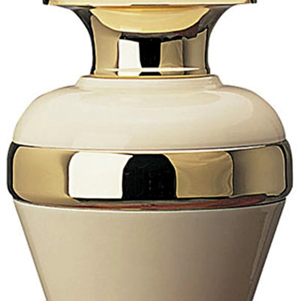 30" Gold Ceramic and Metal Urn Table Lamp By Homeroots - Image 4