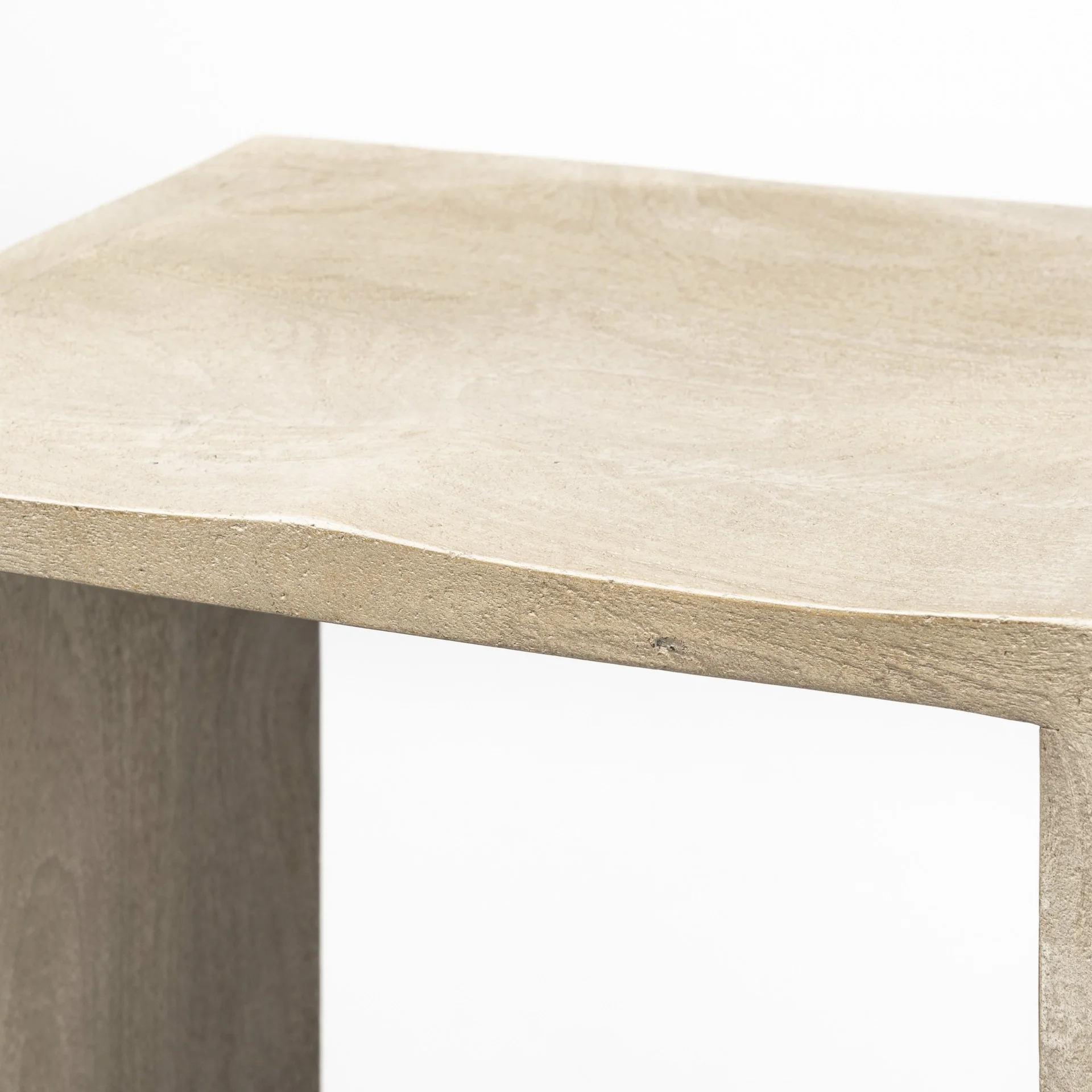30' Minimal Cool Gray Brown Wood Bar Stool By Homeroots - Image 6
