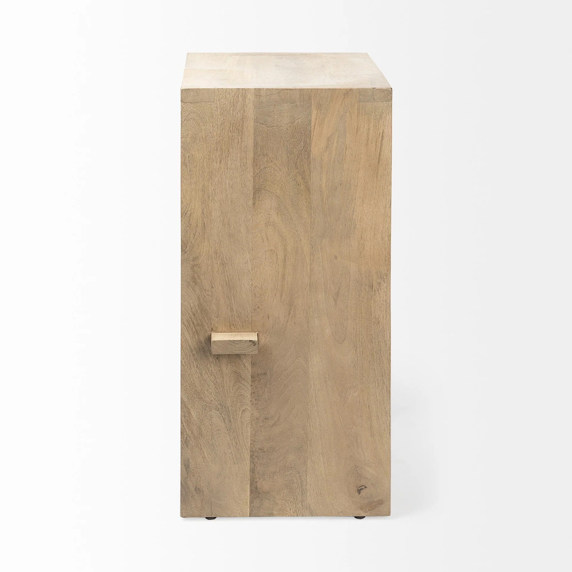 30' Minimal Light Brown Wood Bar Stool By Homeroots - Image 3