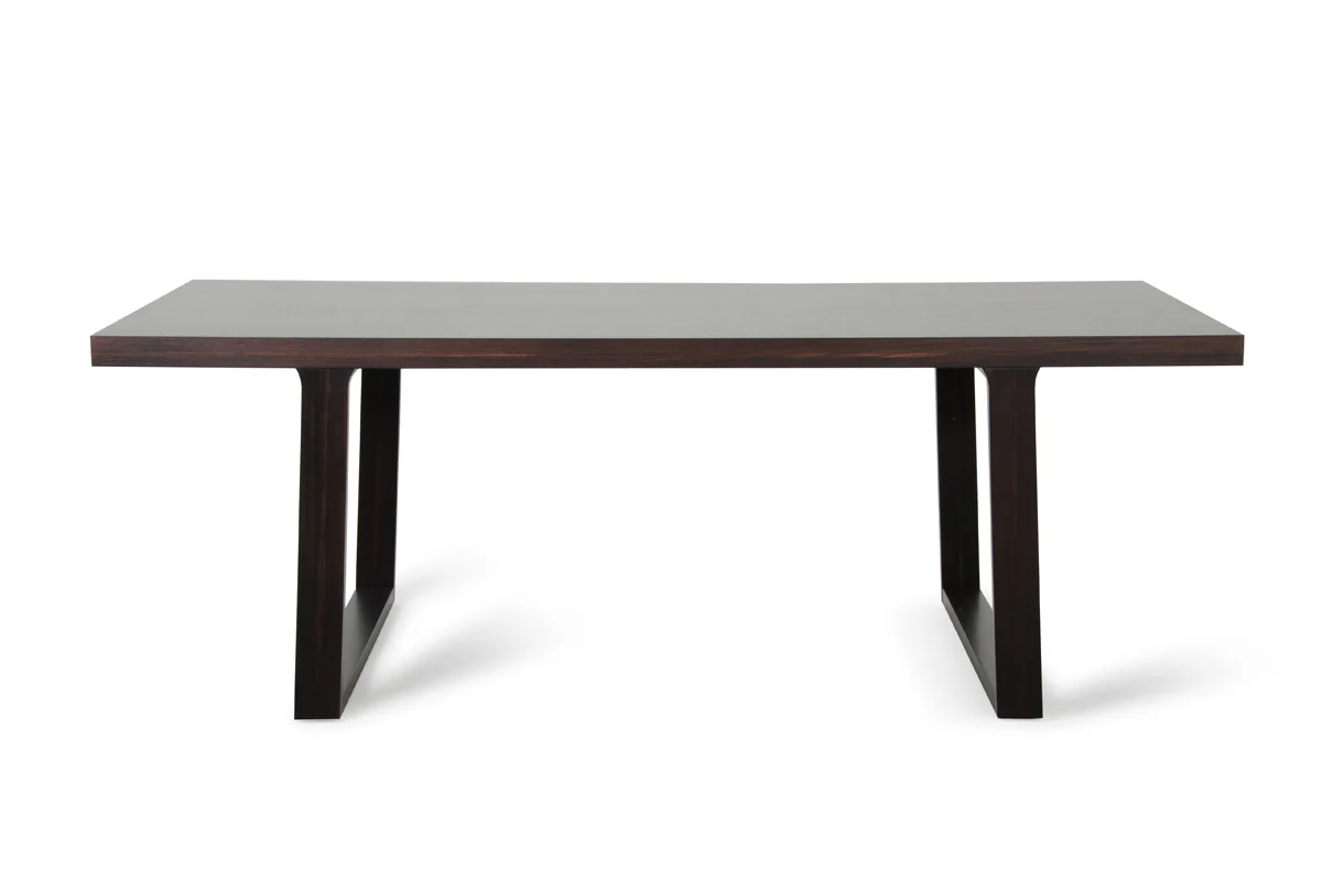30' Oak Veneer Dining Table By Homeroots - Image 3