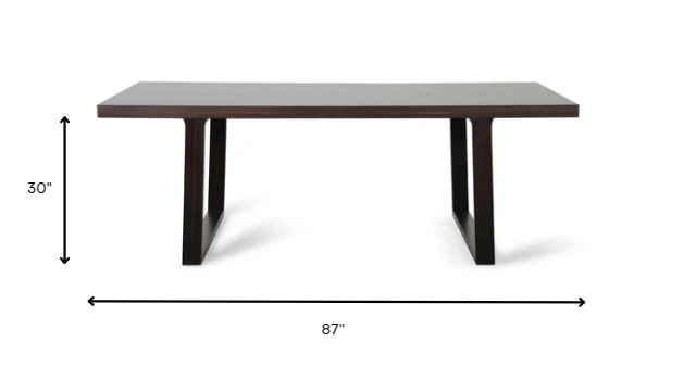 30' Oak Veneer Dining Table By Homeroots - Image 6