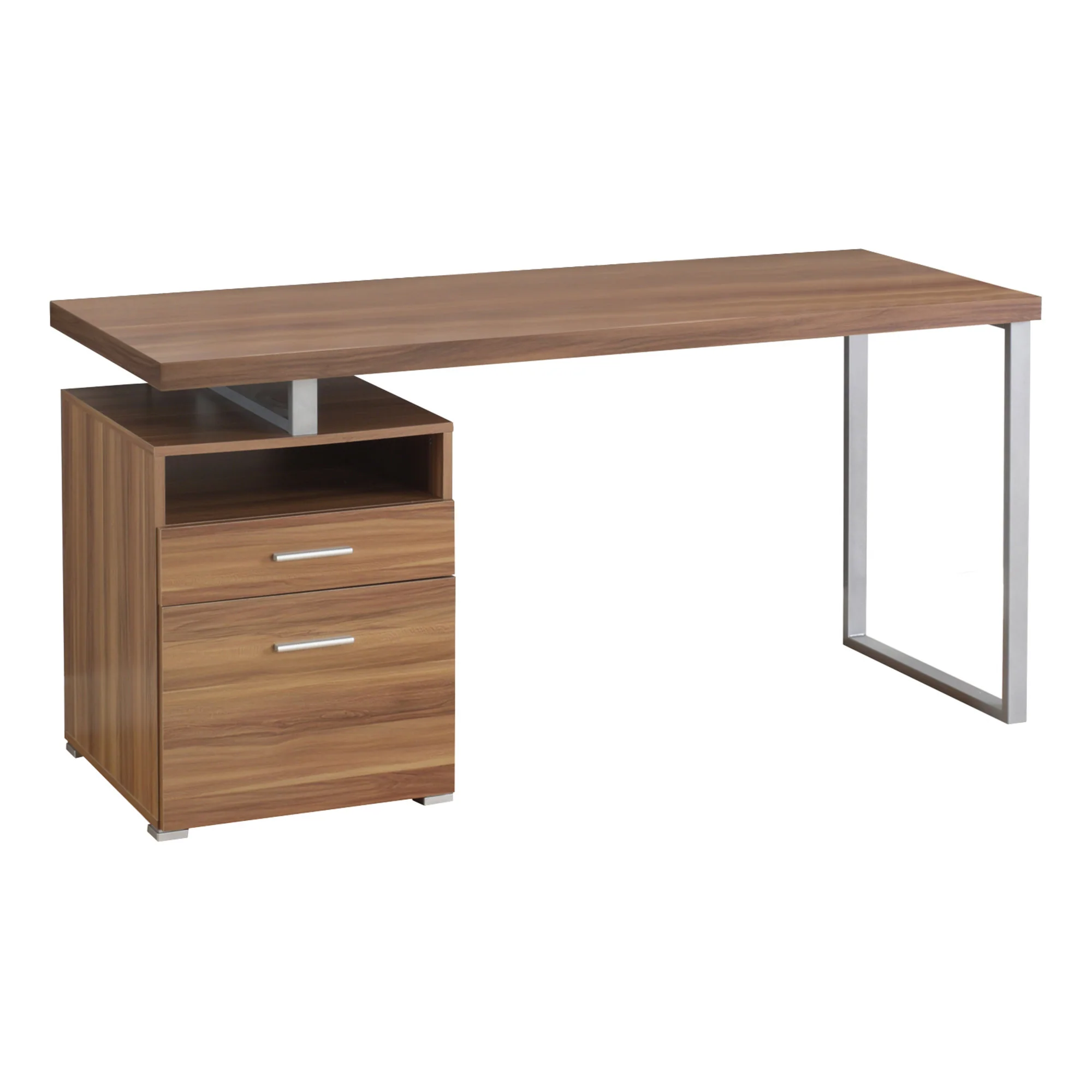 30" Particle Board and Grey Metal Computer Desk By Homeroots - Image 15