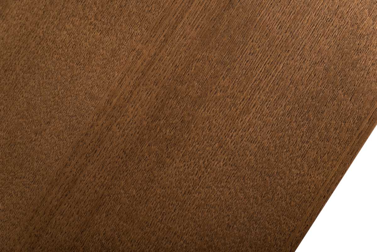 30' Walnut Wood And Stainless Steel Dining Table By Homeroots - Image 5