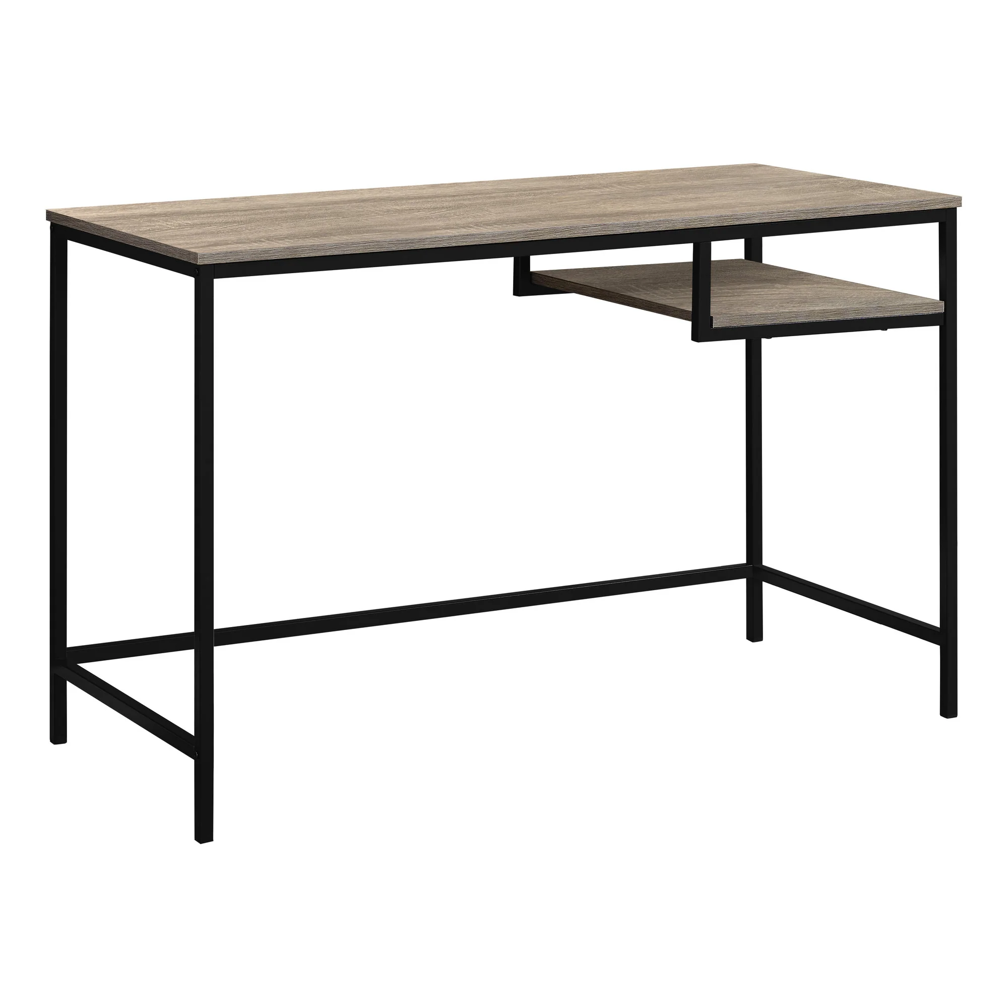 30" White MDF and White Metal Computer Desk By Homeroots - Image 12