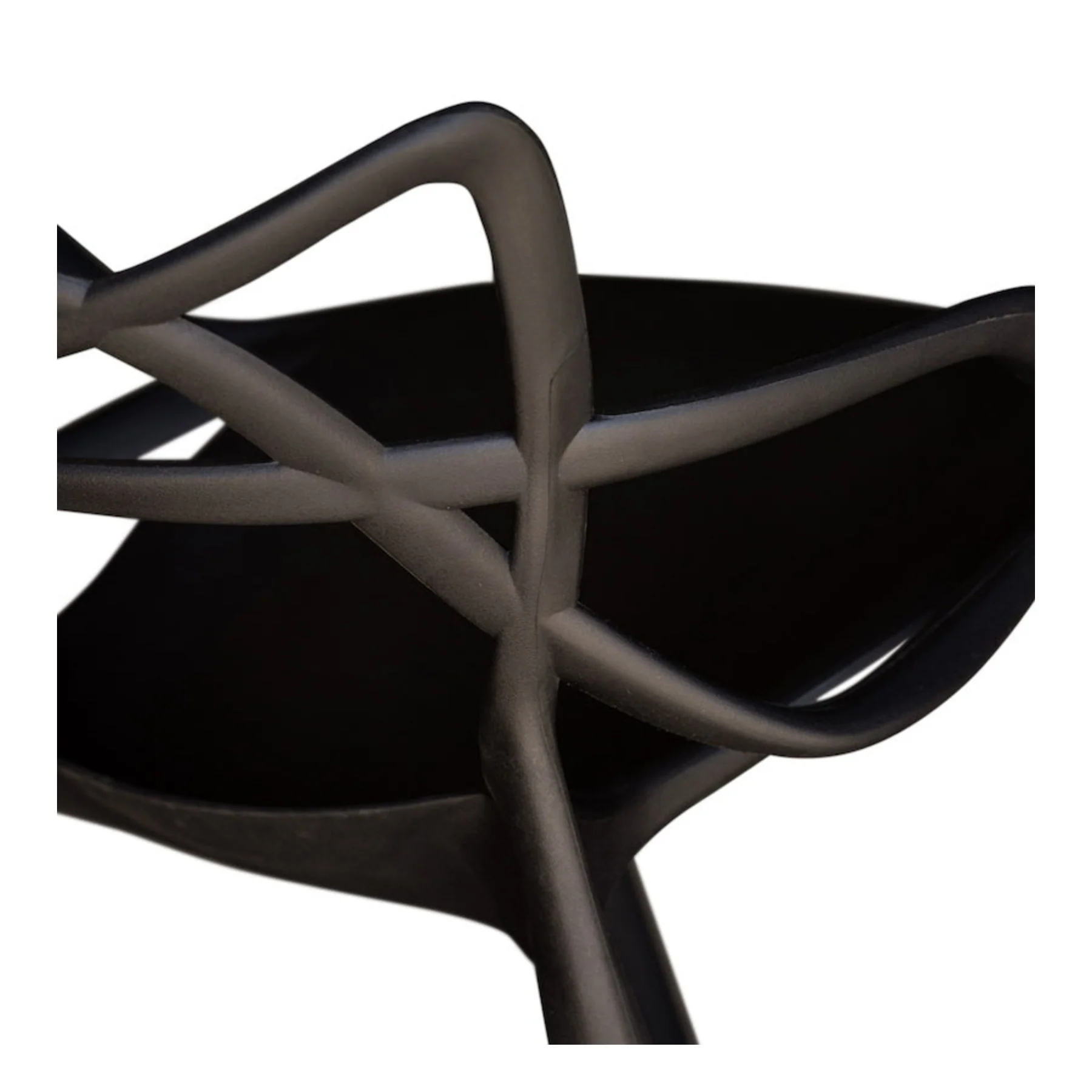 31" Black Bar Chair with Footrest By Homeroots - Image 3