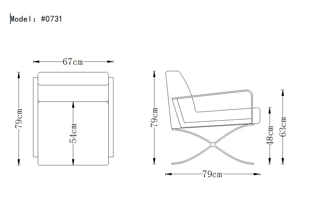 31' Black Leather and Steel Lounge Chair By Homeroots - Image 4