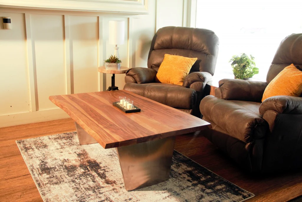 31" Natural Solid Wood Rectangular Coffee Table By Homeroots - Image 5