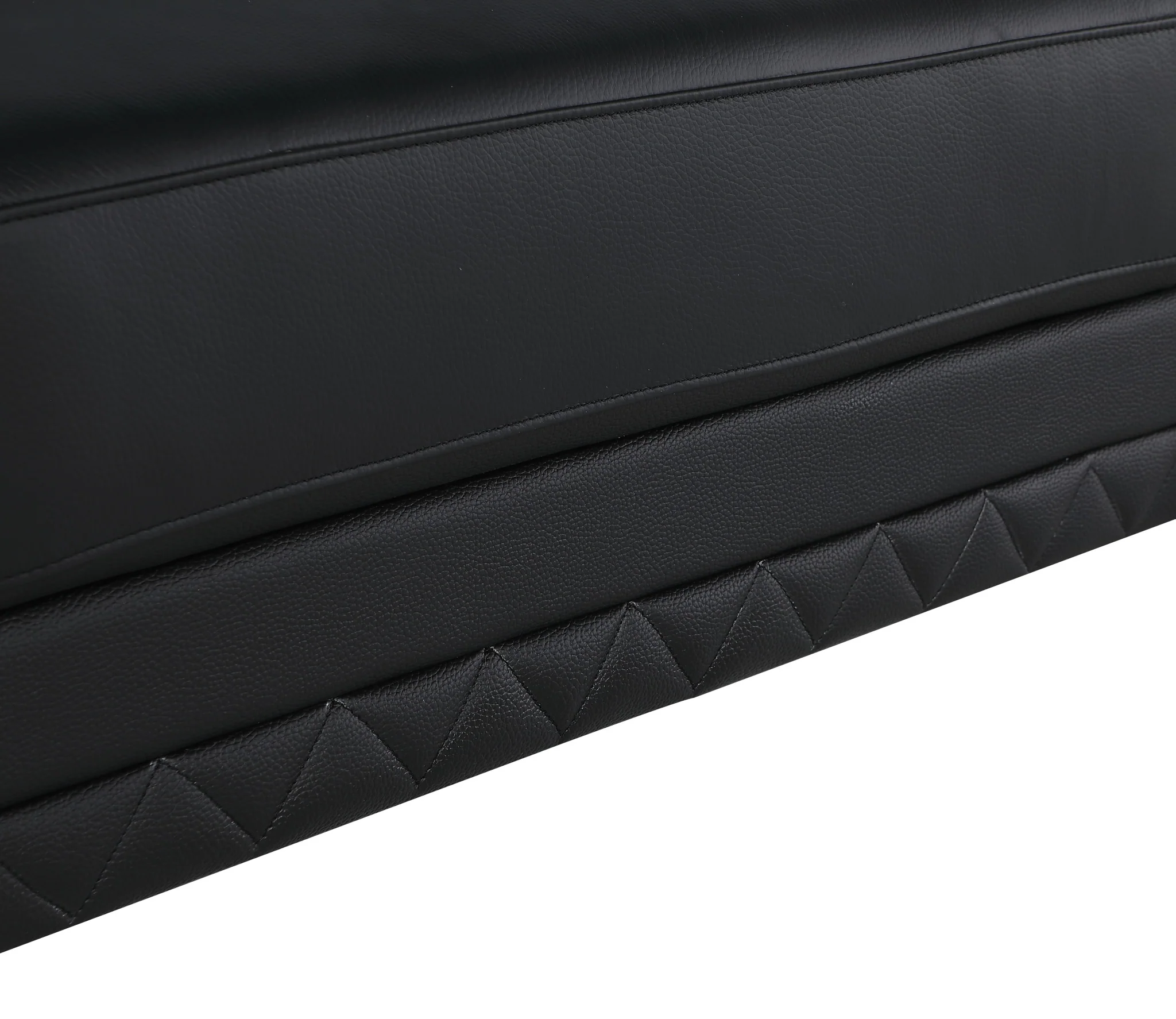 32" Black Lovely Leather Chair By Homeroots - Image 2