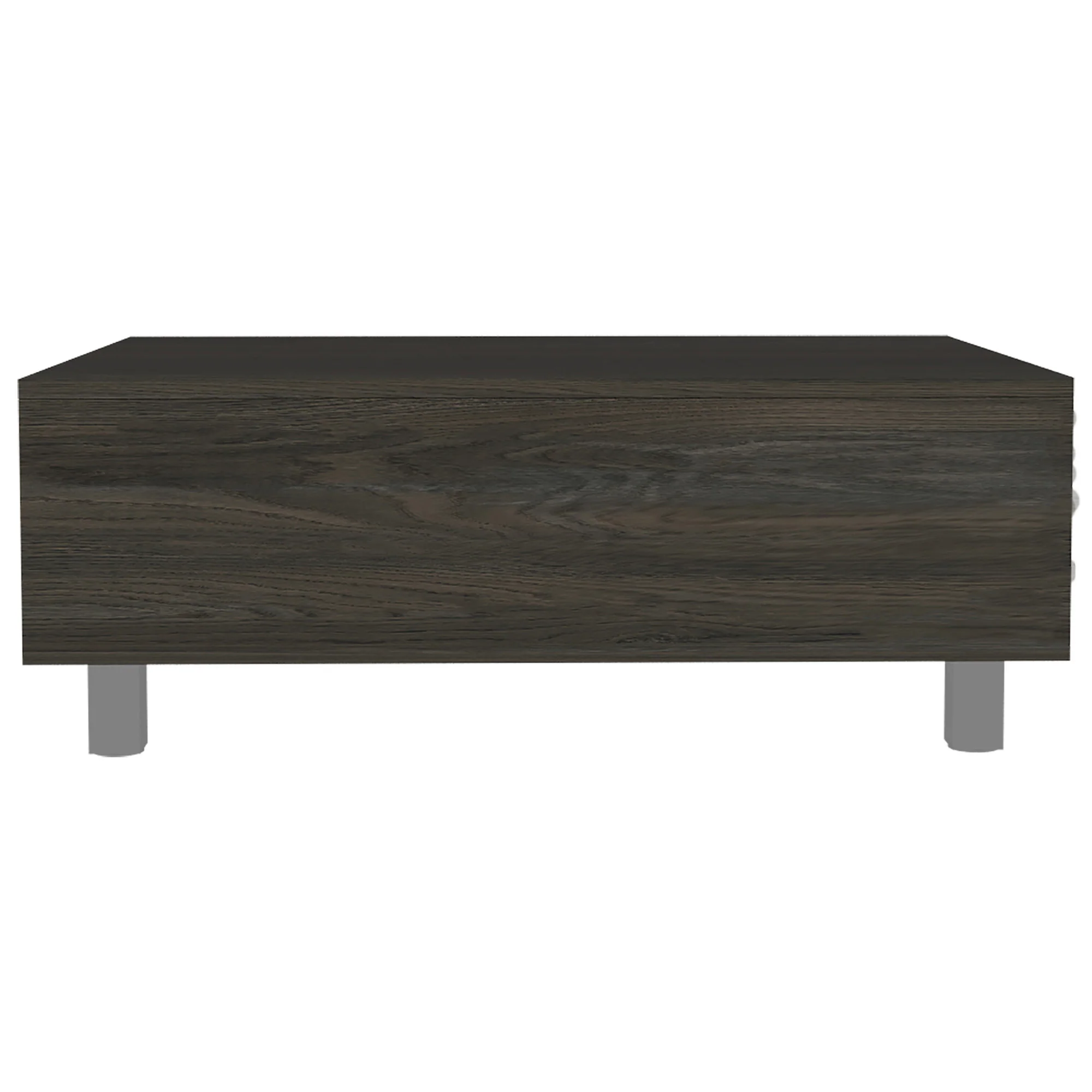 32" Carbon Espresso Manufactured Wood Rectangular Lift Top Coffee Table With Drawer And Shelf By Homeroots - Image 2