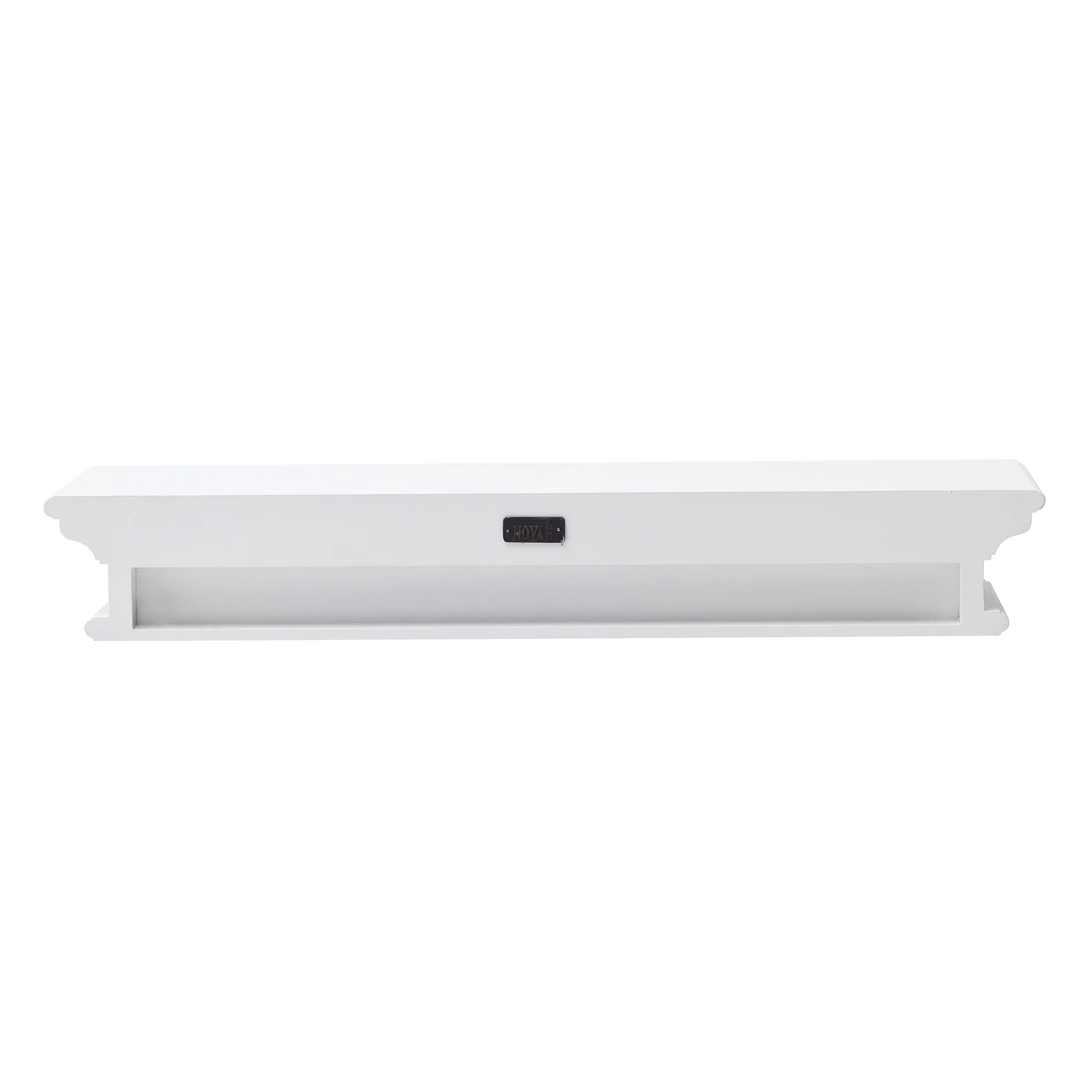 32" Classic White Floating Wall Shelf By Homeroots - Image 4