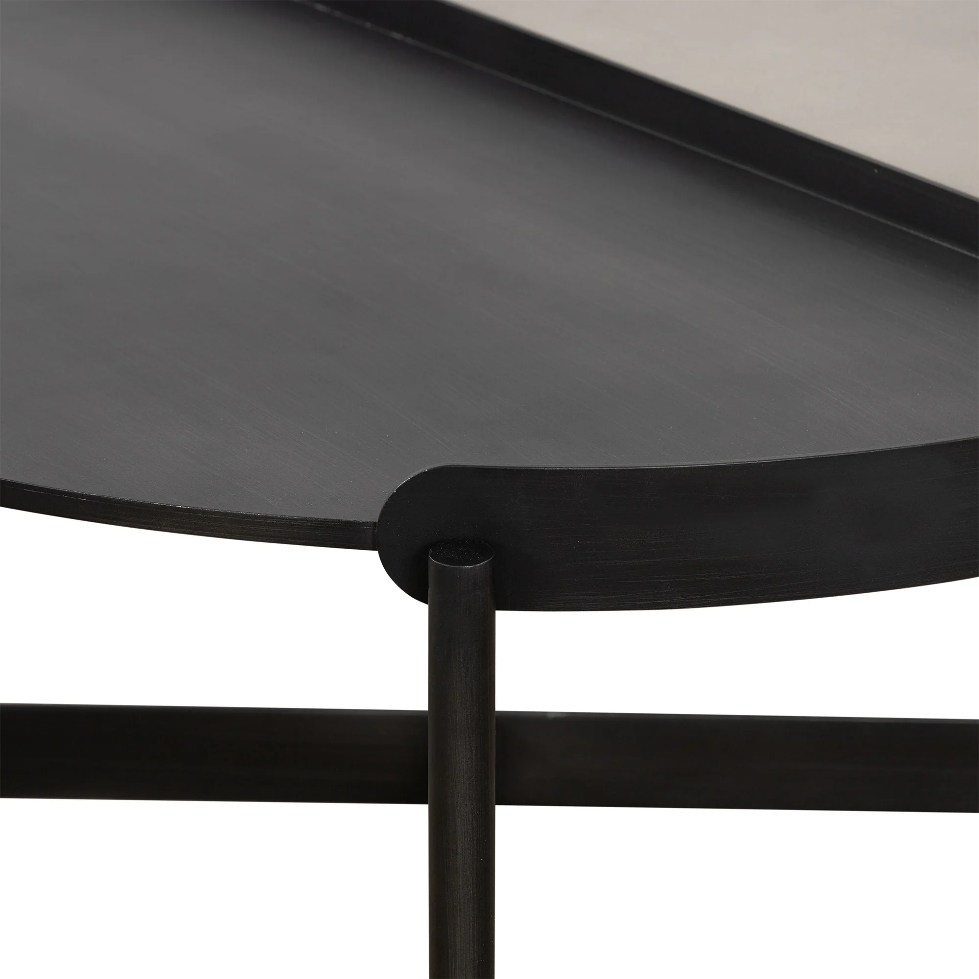 32" Grey Concrete Round Coffee Table By Homeroots - Image 6