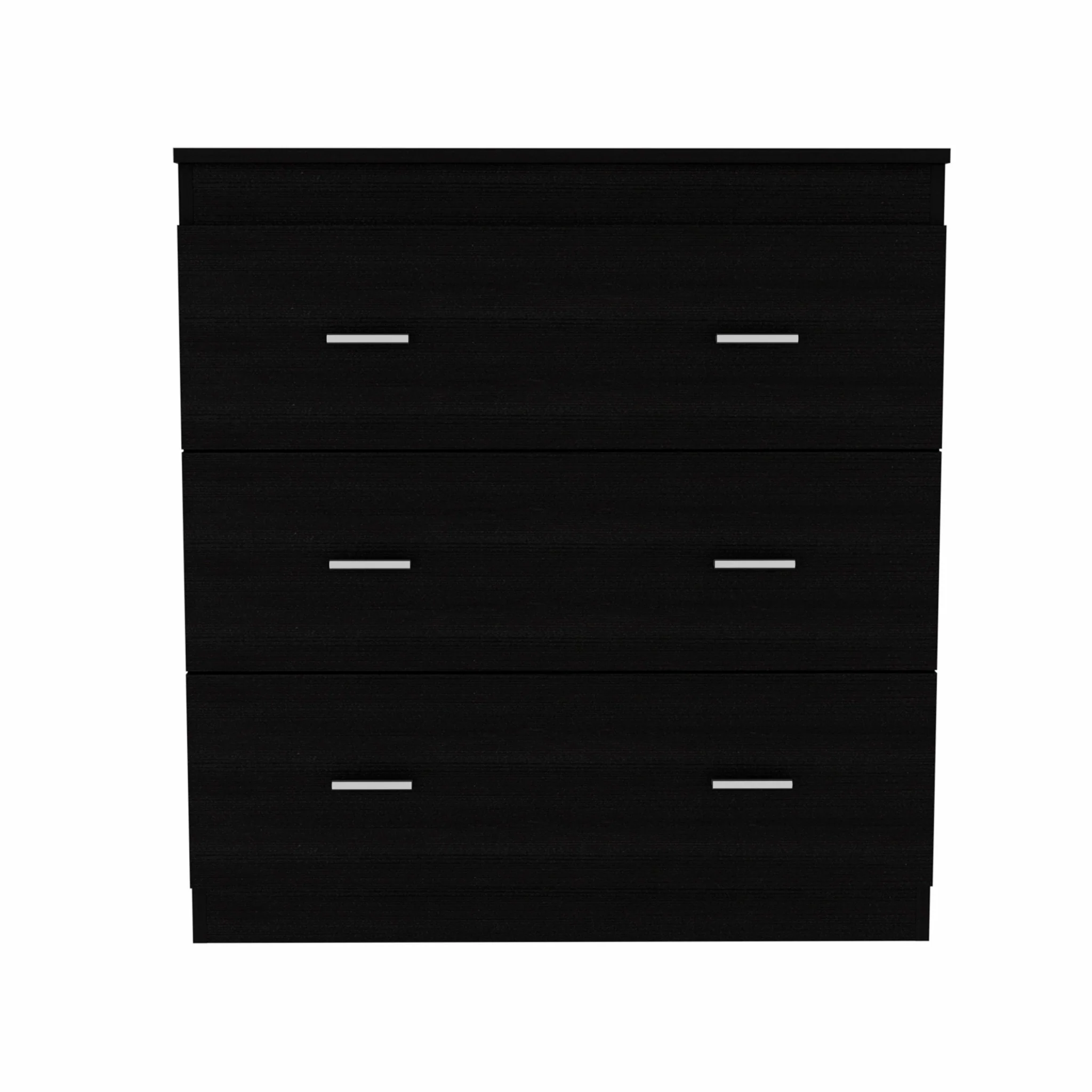 33" Black Three Drawer Dresser By Homeroots - Image 2
