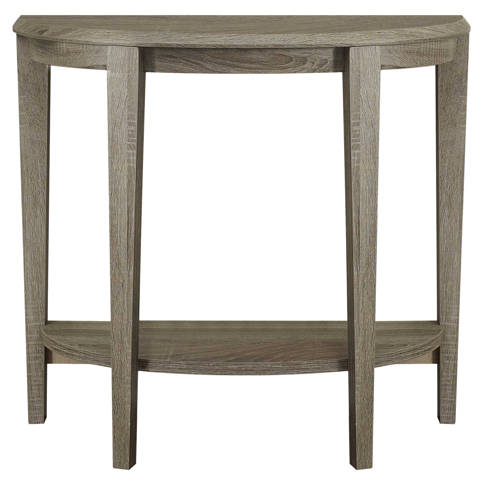 33" Deep Taupe End Table With Shelf By Homeroots - Image 2