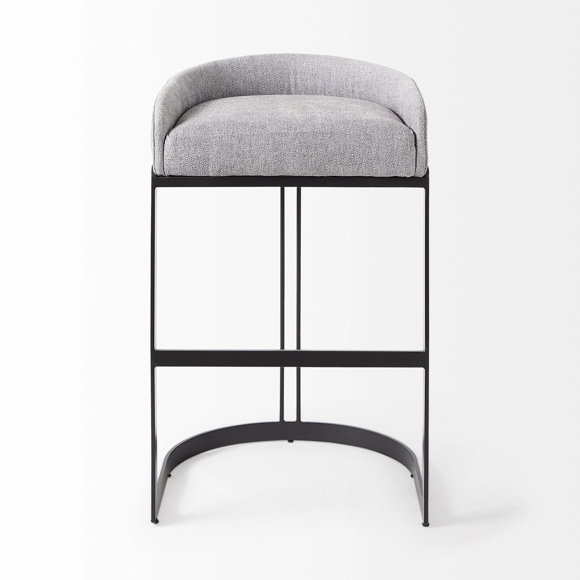 33" Off White And Gold Low Back Bar Stool By Homeroots - Image 11