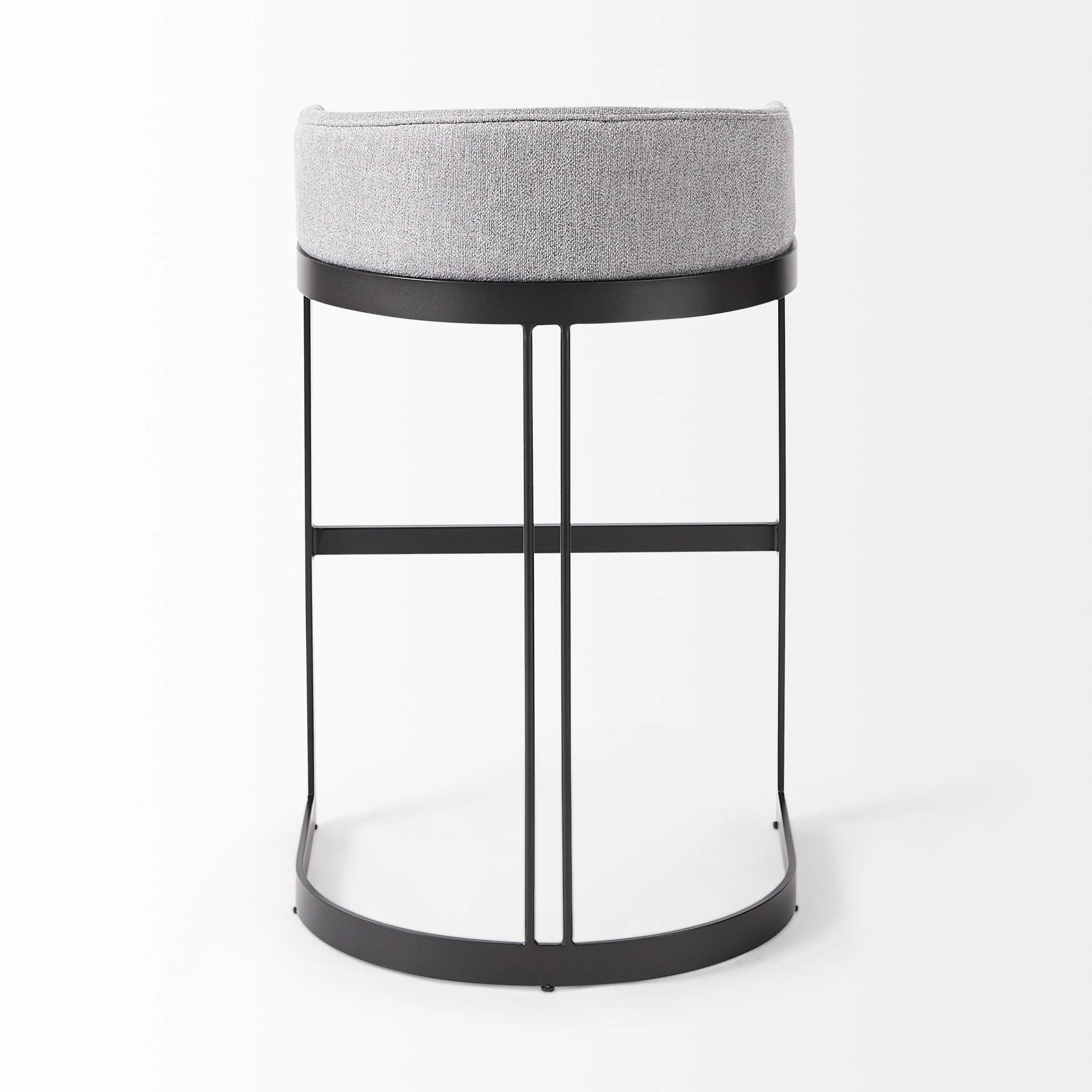 33" Off White And Gold Low Back Bar Stool By Homeroots - Image 13