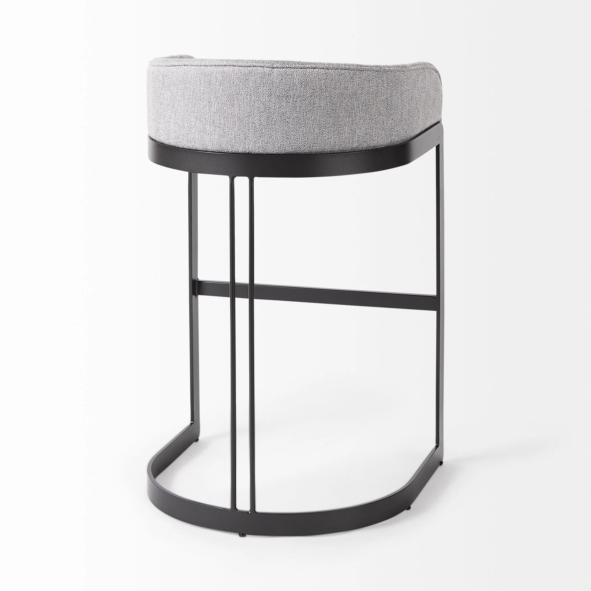 33" Off White And Gold Low Back Bar Stool By Homeroots - Image 14