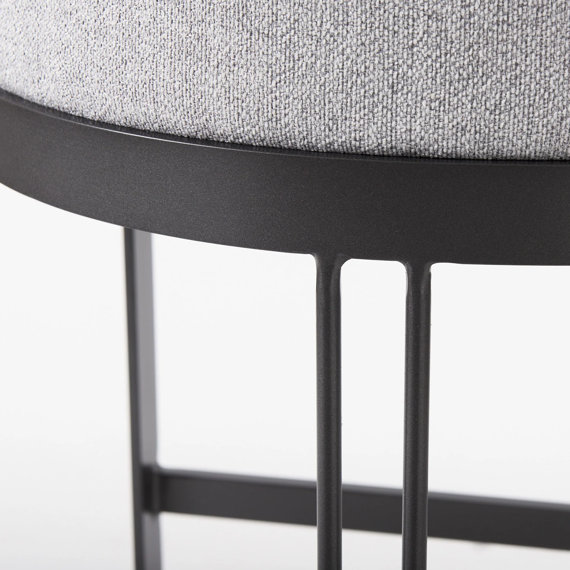 33" Off White And Gold Low Back Bar Stool By Homeroots - Image 18