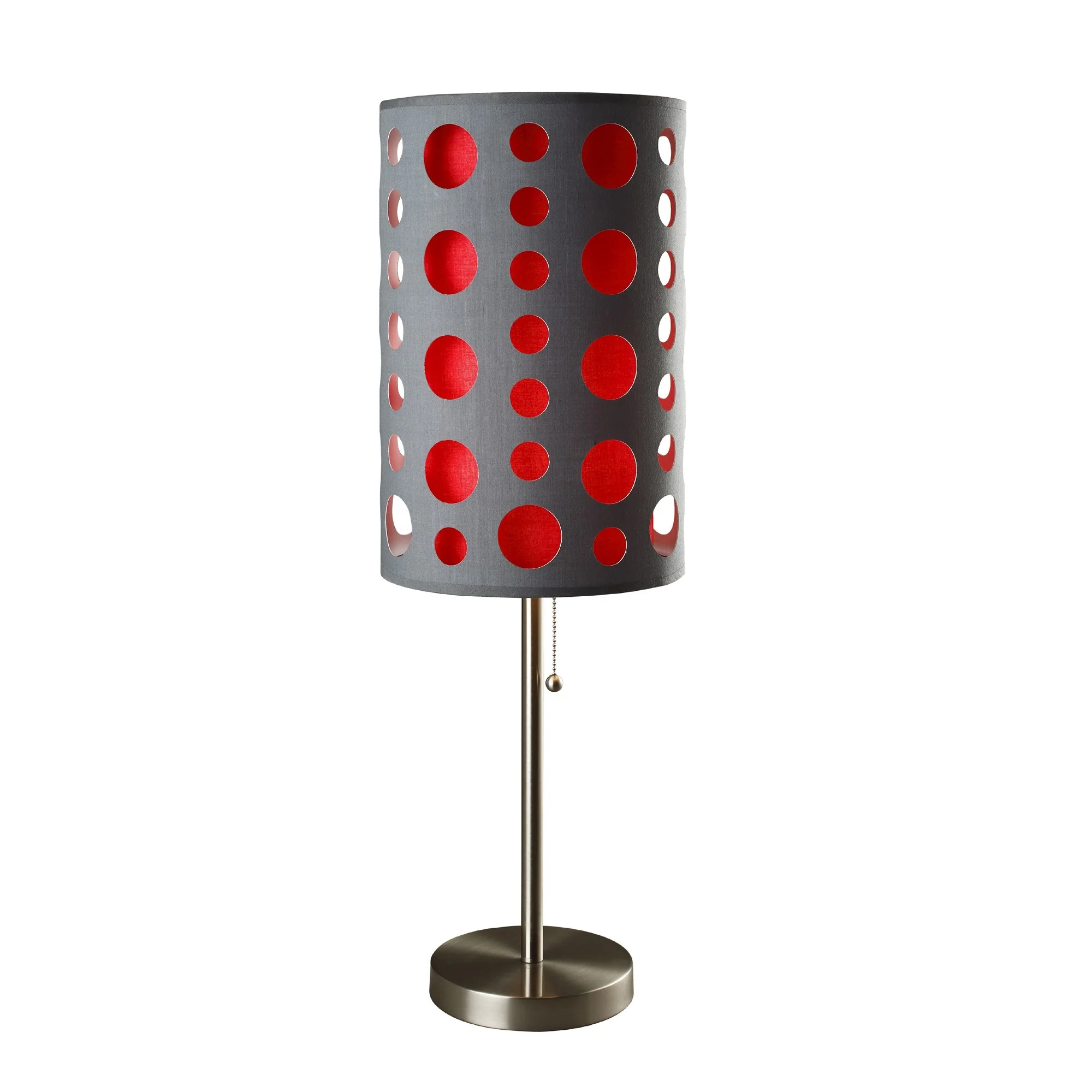 33" Silver Metal Mod Table Lamp With Black And Green Drum Shade By Homeroots - Image 25