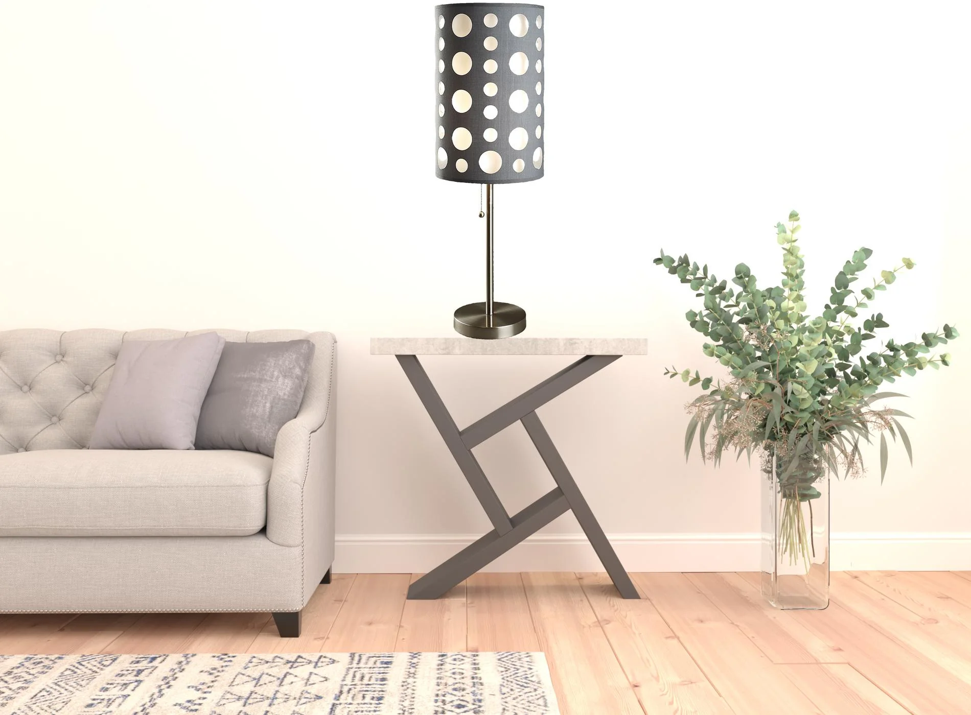 33" Silver Metal Mod Table Lamp With Black And Green Drum Shade By Homeroots - Image 35