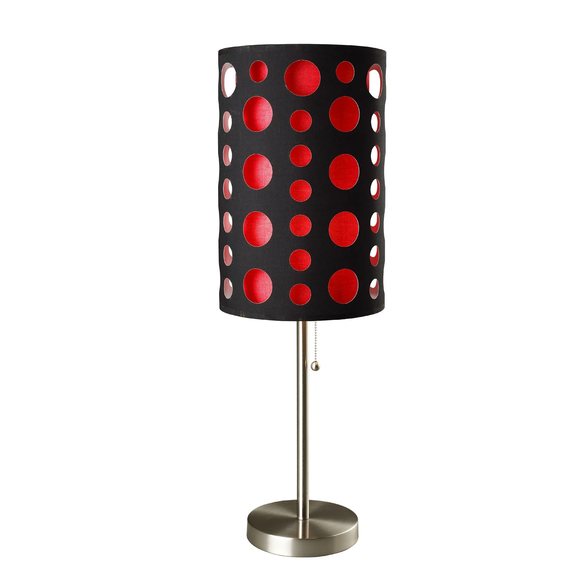 33" Silver Metal Mod Table Lamp With Black And Green Drum Shade By Homeroots - Image 7