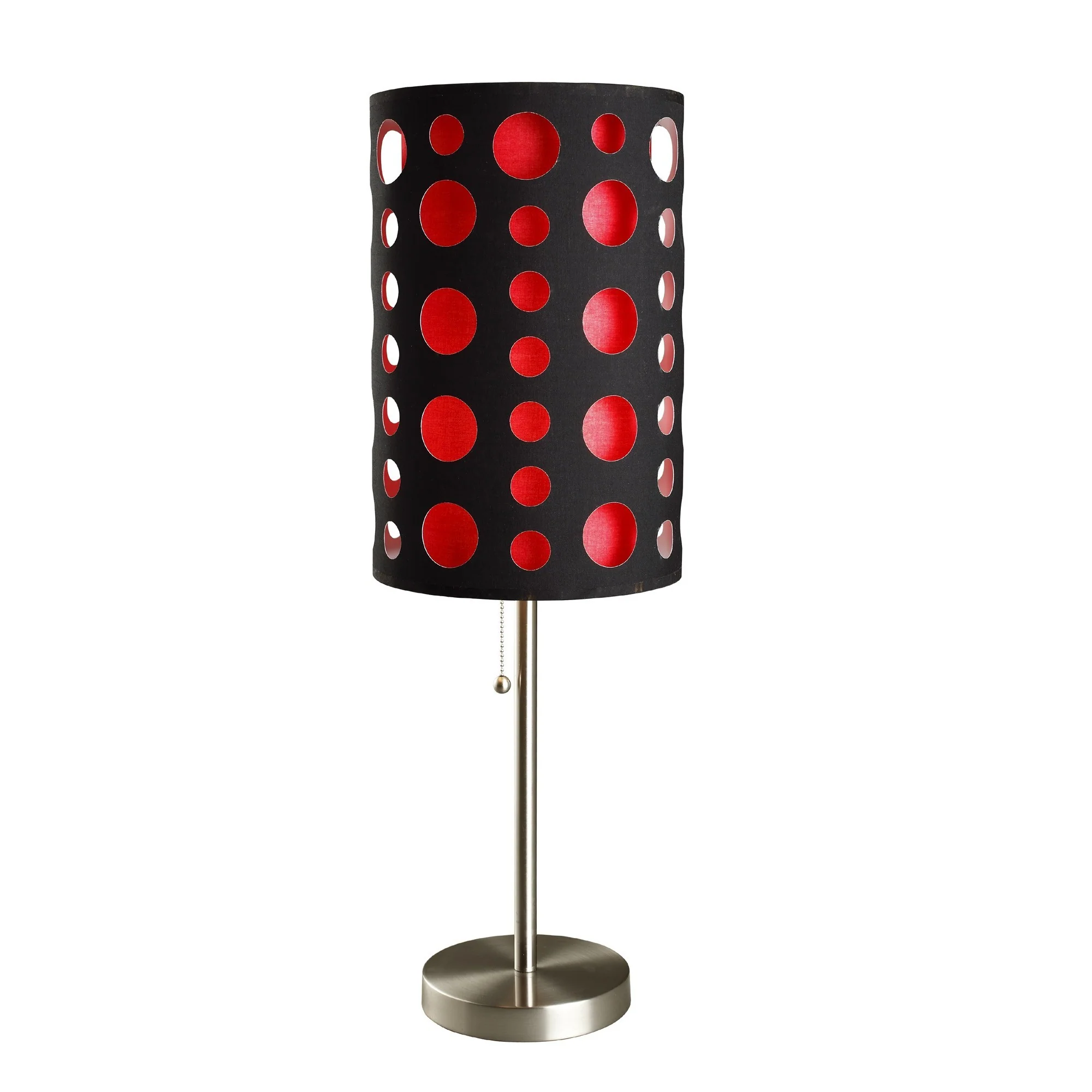 33" Silver Metal Mod Table Lamp With Black And Green Drum Shade By Homeroots - Image 8