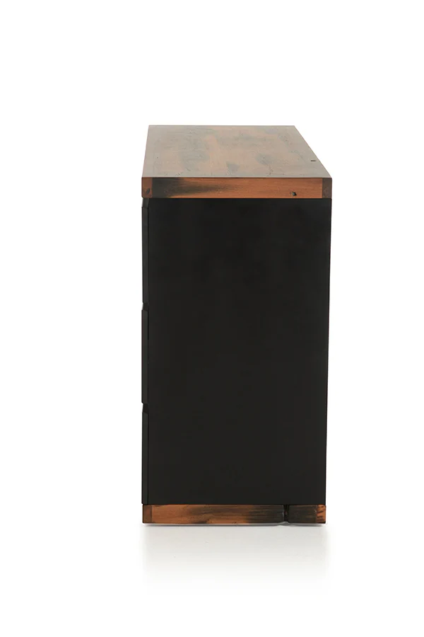 34' Black Mdf And Ship Wood Buffet By Homeroots - Image 5