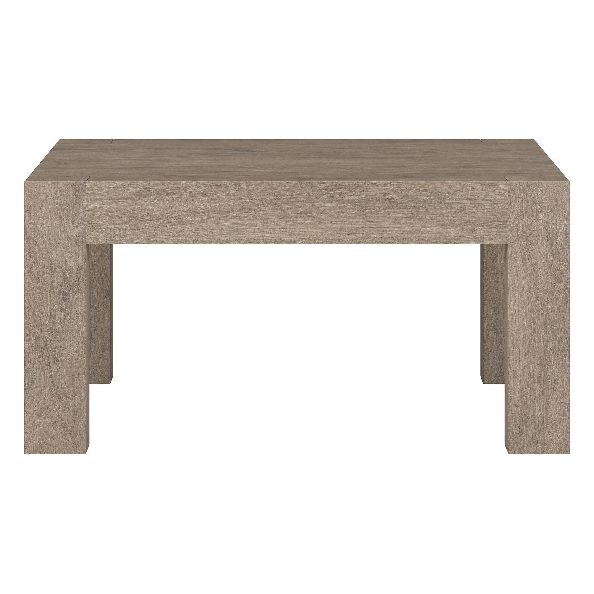 34" Gray Manufactured Wood Square Coffee Table By Homeroots - Image 2