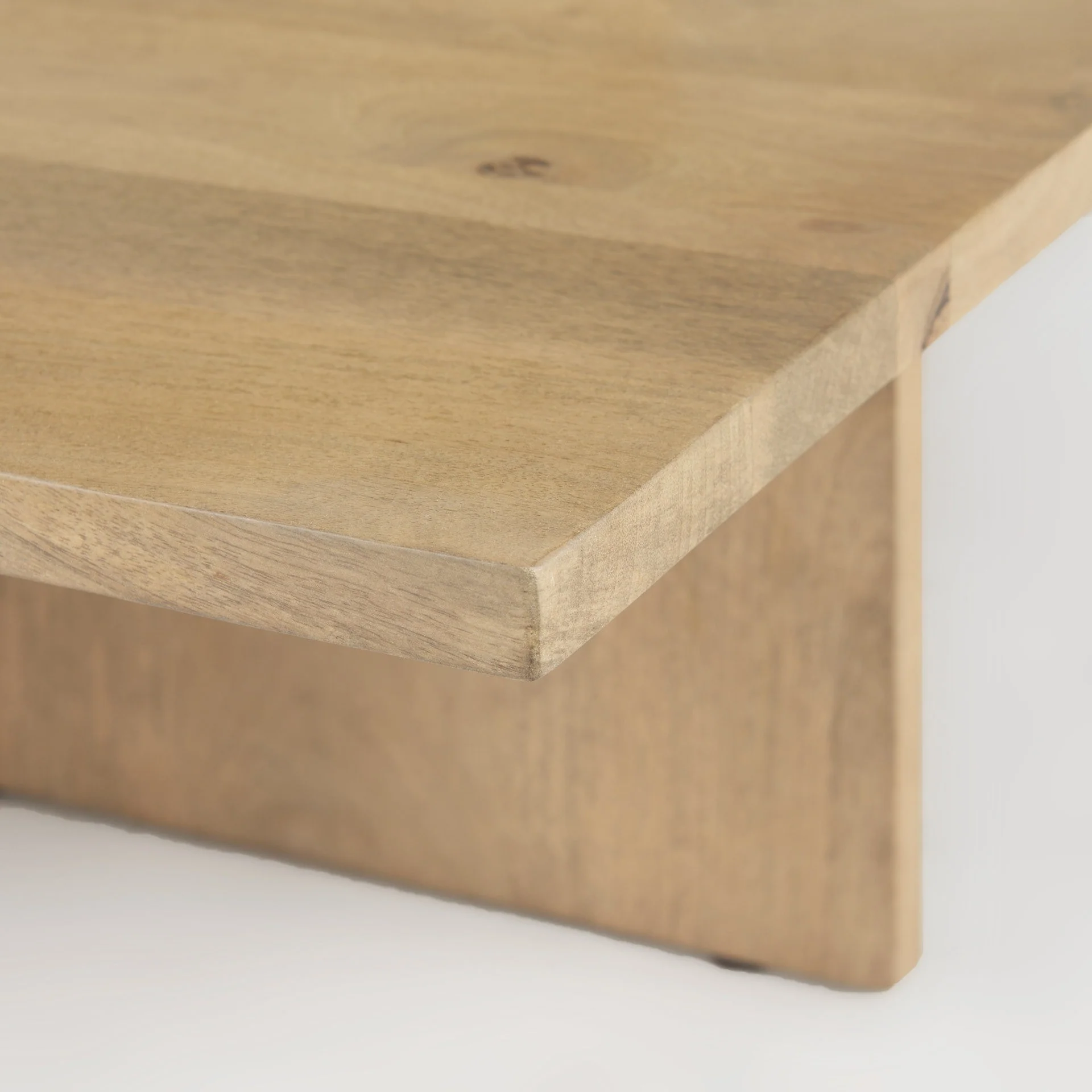 34" Natural Rectangular Coffee Table By Homeroots - Image 7