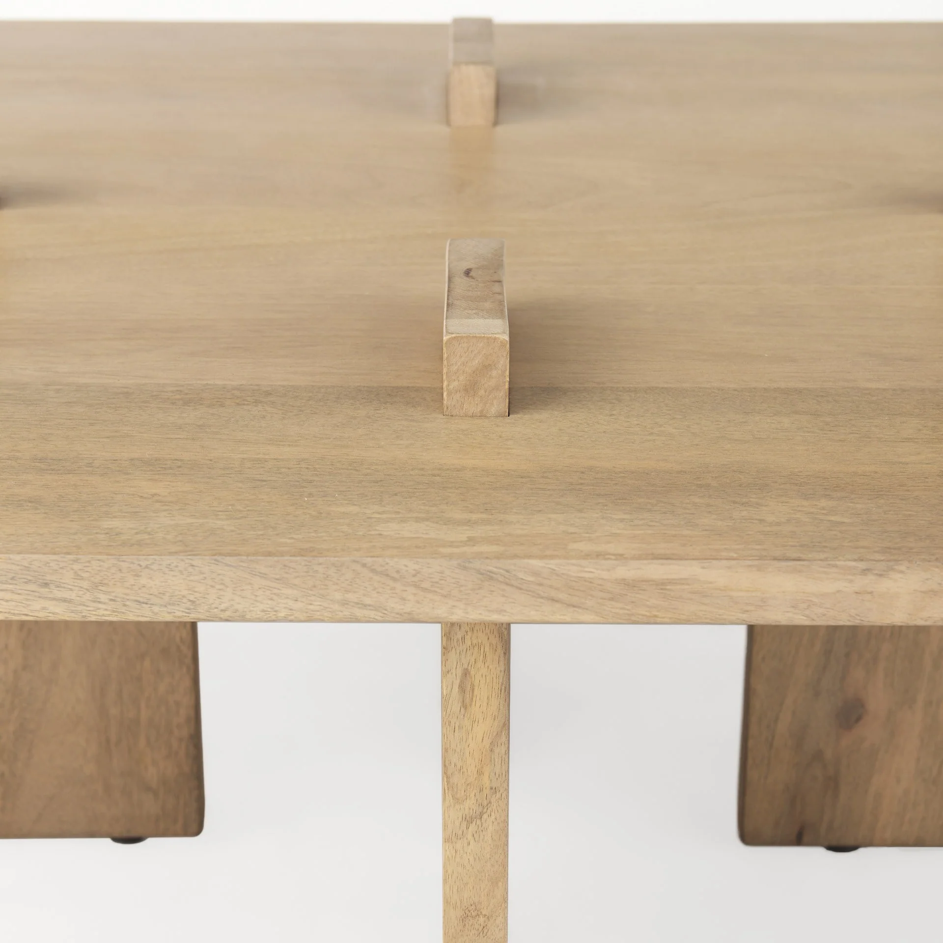 34" Natural Rectangular Coffee Table By Homeroots - Image 8
