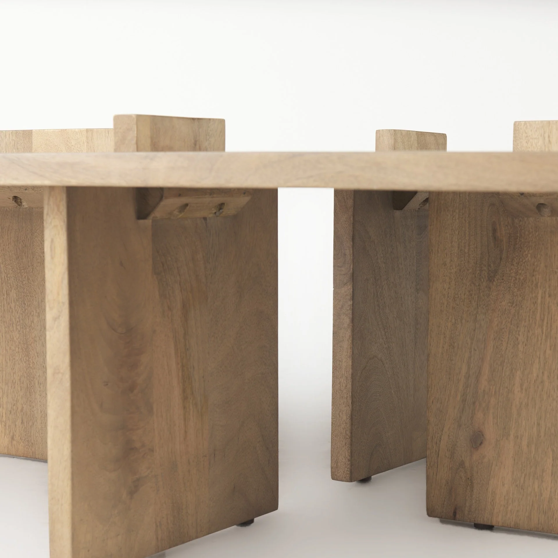 34" Natural Rectangular Coffee Table By Homeroots - Image 9