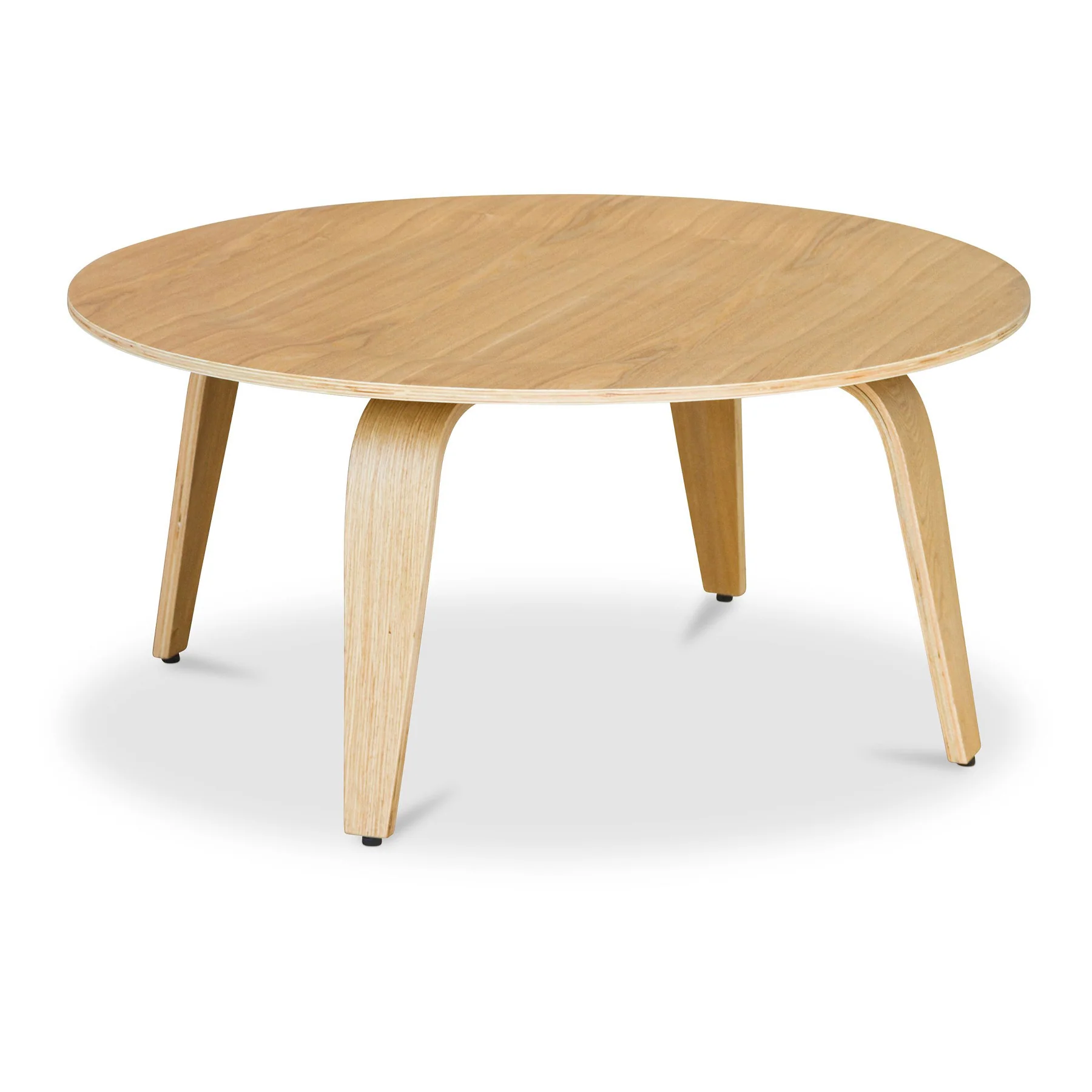 34" Natural Round Coffee Table By Homeroots - Image 3