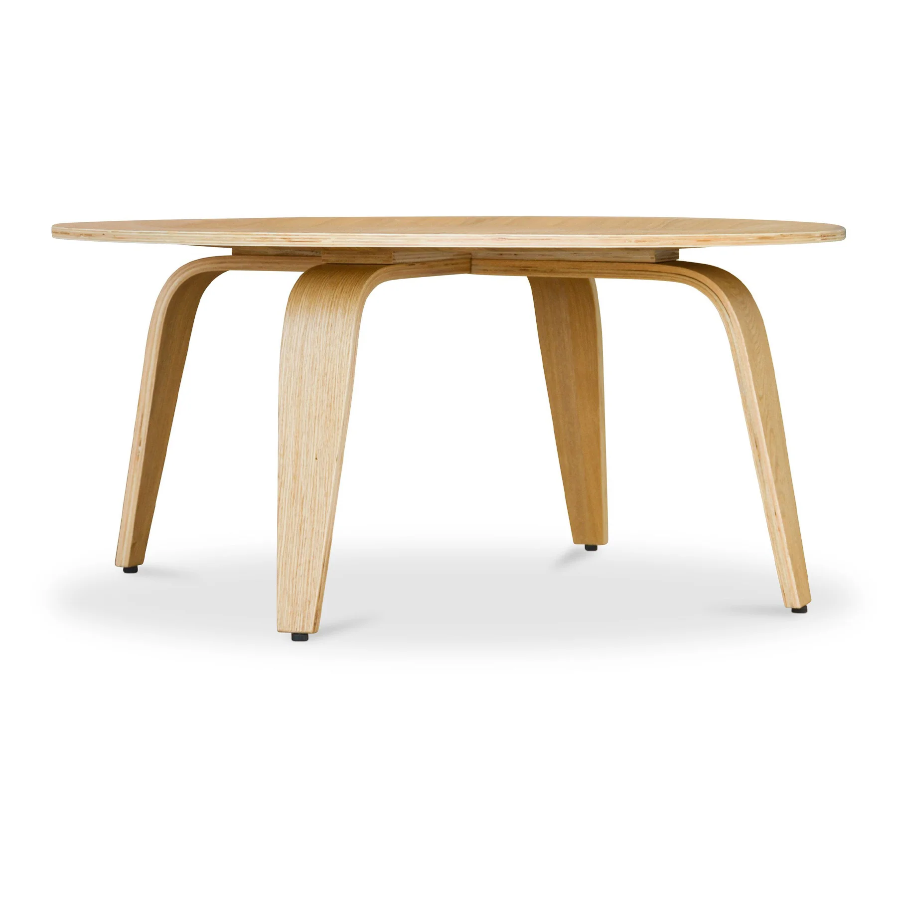 34" Natural Round Coffee Table By Homeroots - Image 4