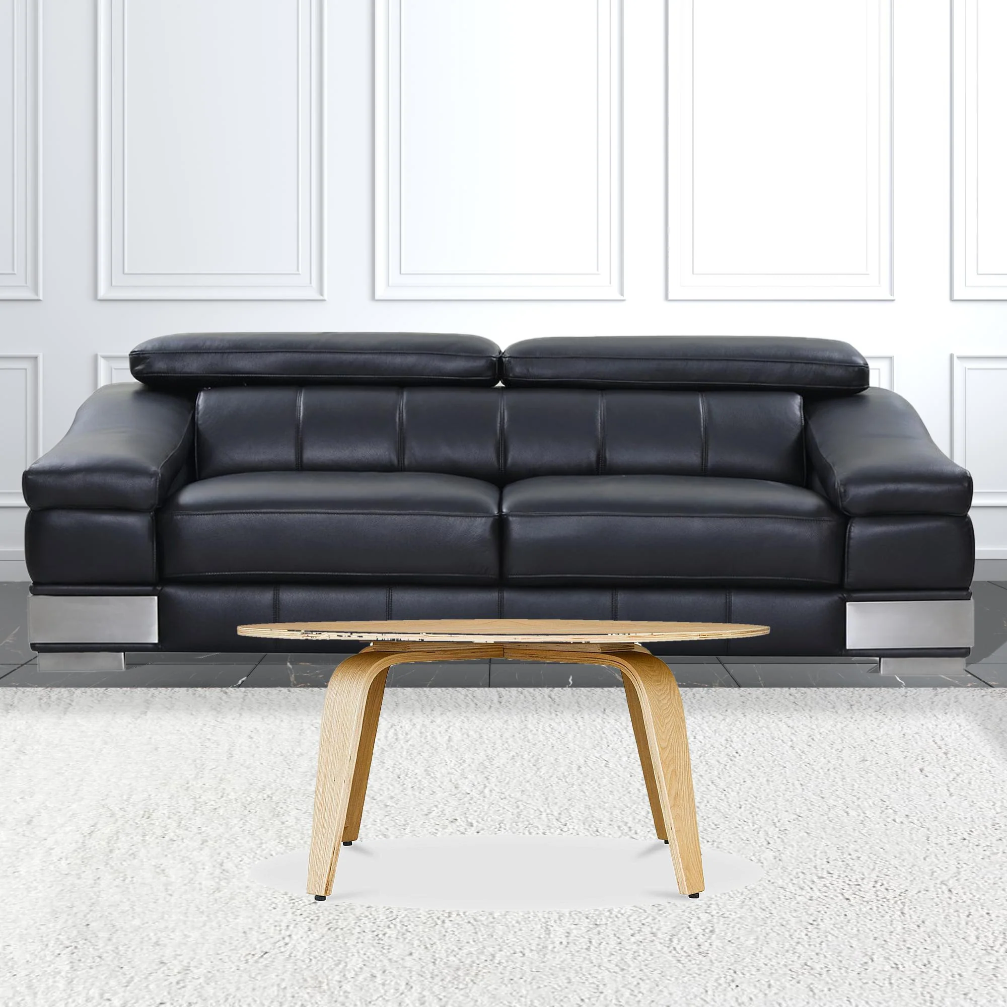 34" Natural Round Coffee Table By Homeroots - Image 7