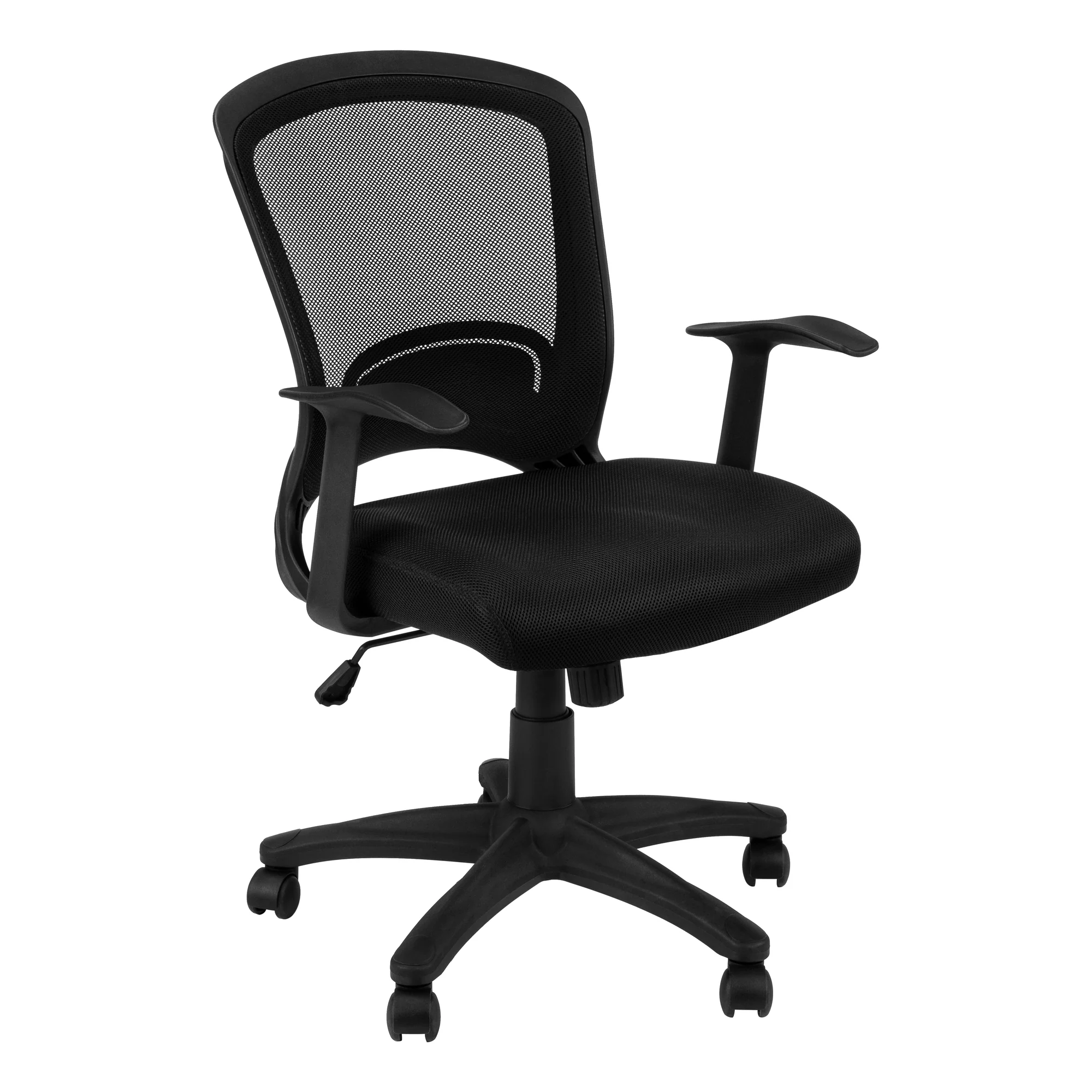 35.5" Foam MDF Polypropylene and Metal Multi Position Office Chair By Homeroots - Image 2