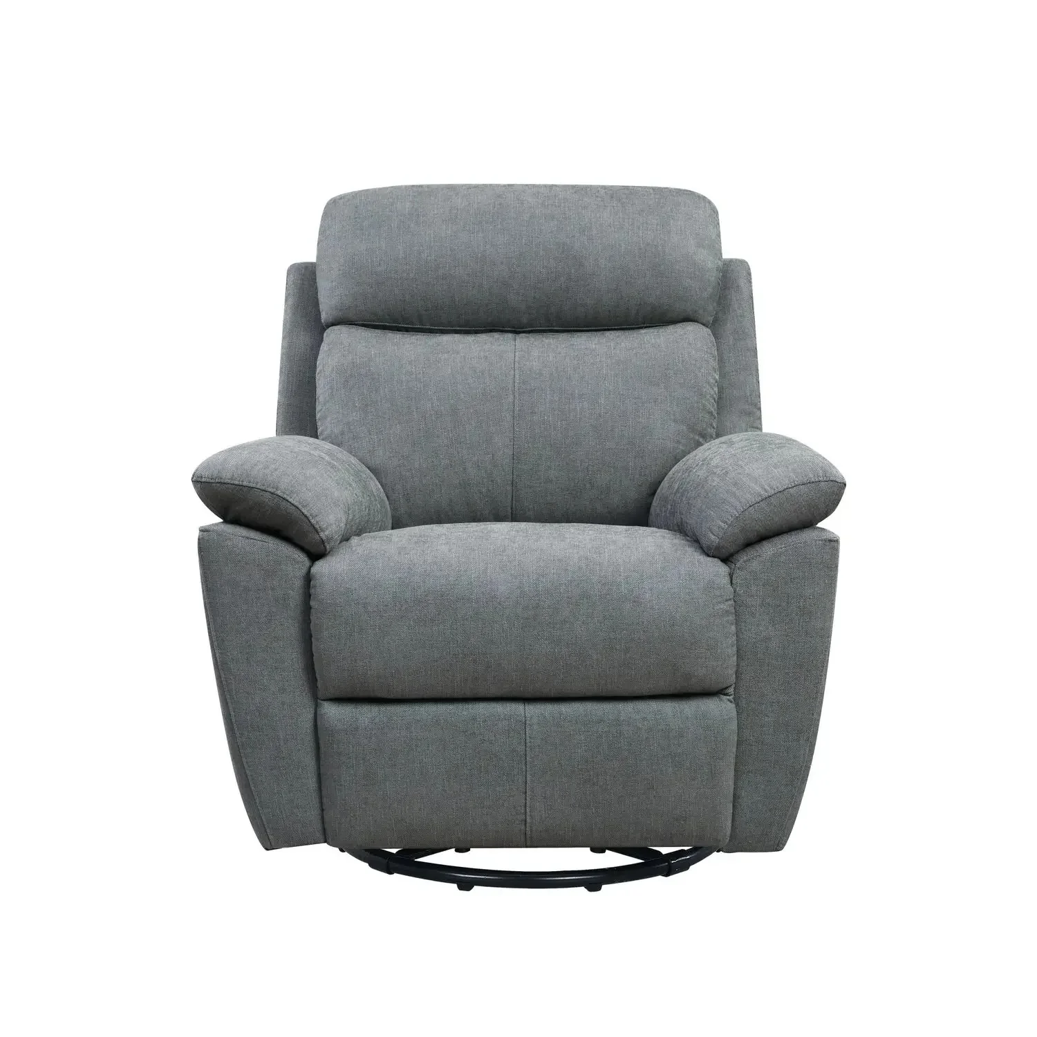 35" Gray Fabric Power Recliner with USB By Homeroots - Image 2