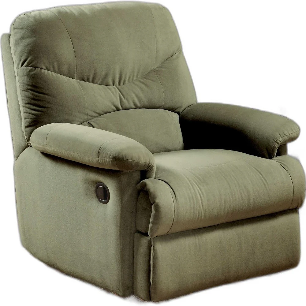 Sage Microfiber Recliner (Motion) By Homeroots - Image 4