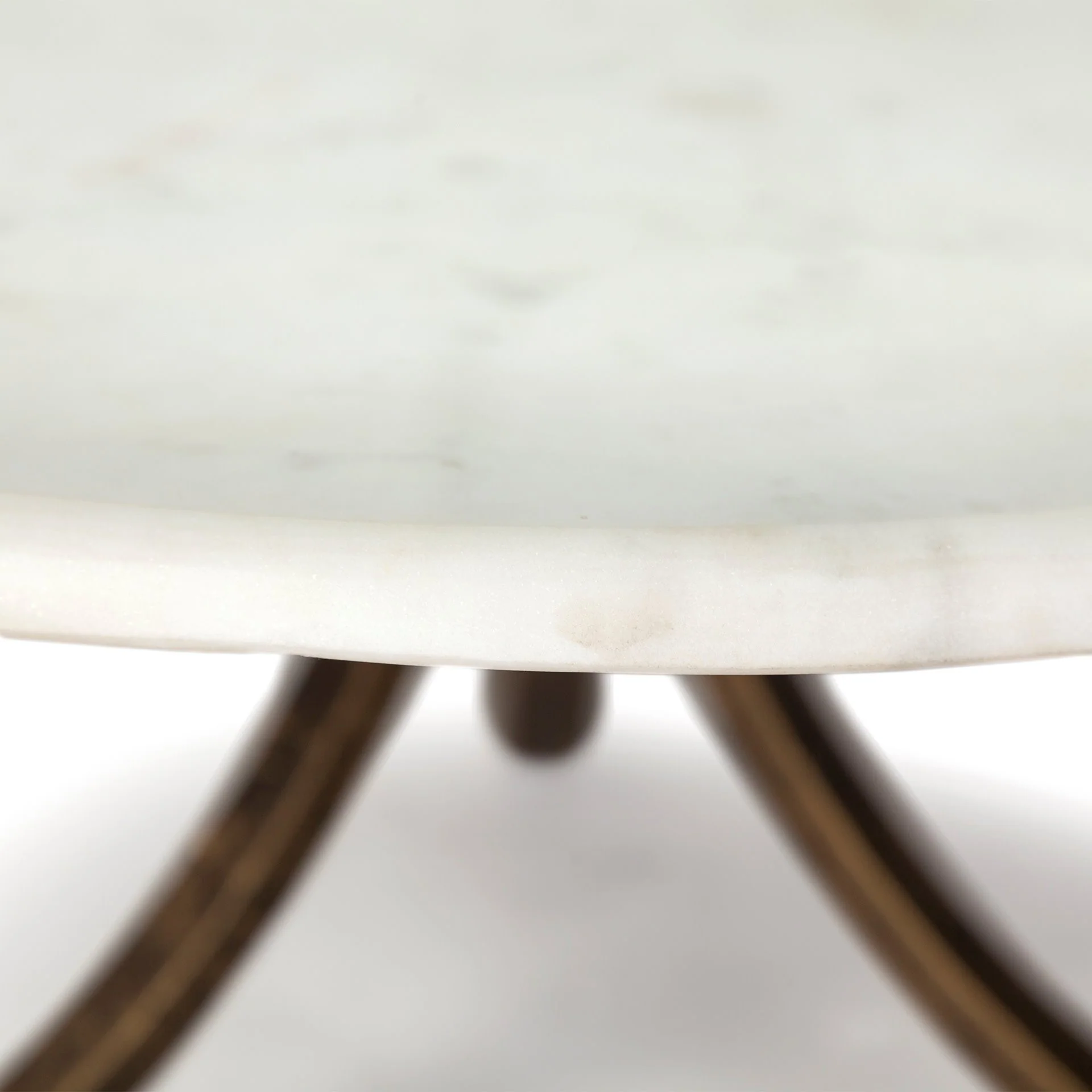36' Round Glass Top Marble Shelf Gold Base Coffee Table By Homeroots - Image 5