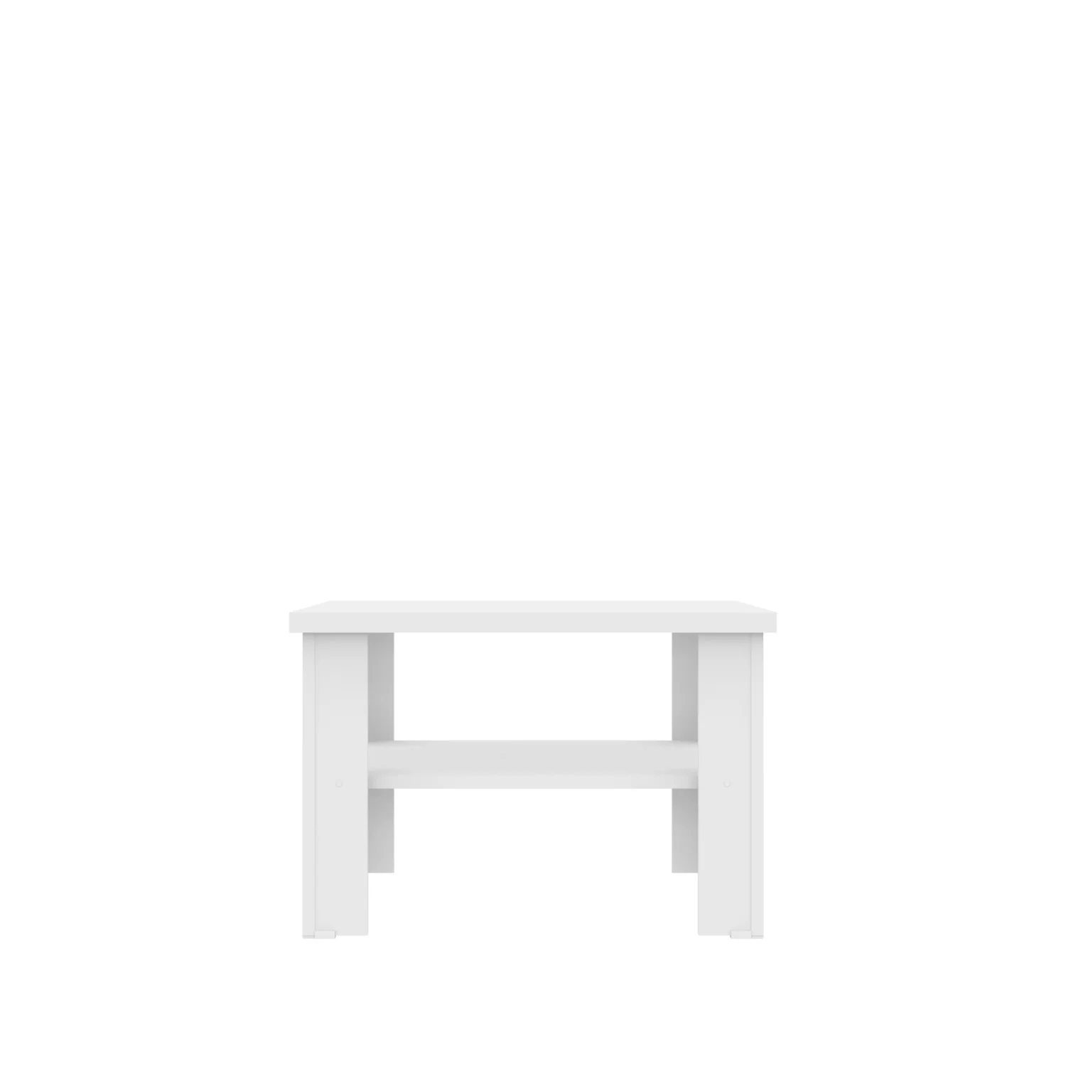 36" White End Table By Homeroots - Image 3