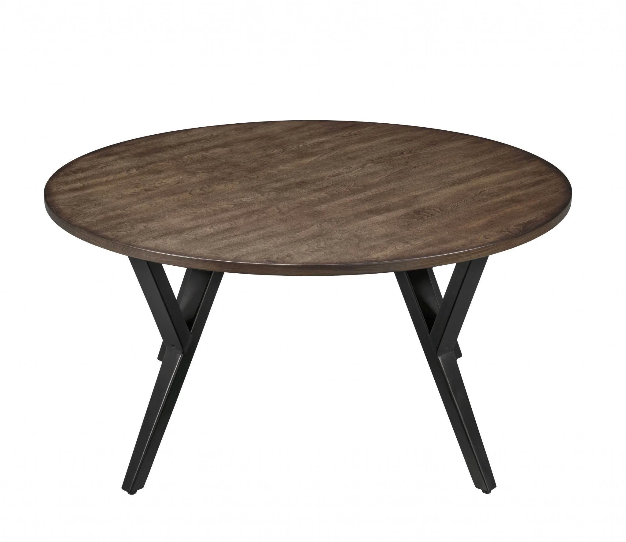 36' X 36' X 18' 3pc Oak And Black Coffee And End Table Set By Homeroots - Image 5