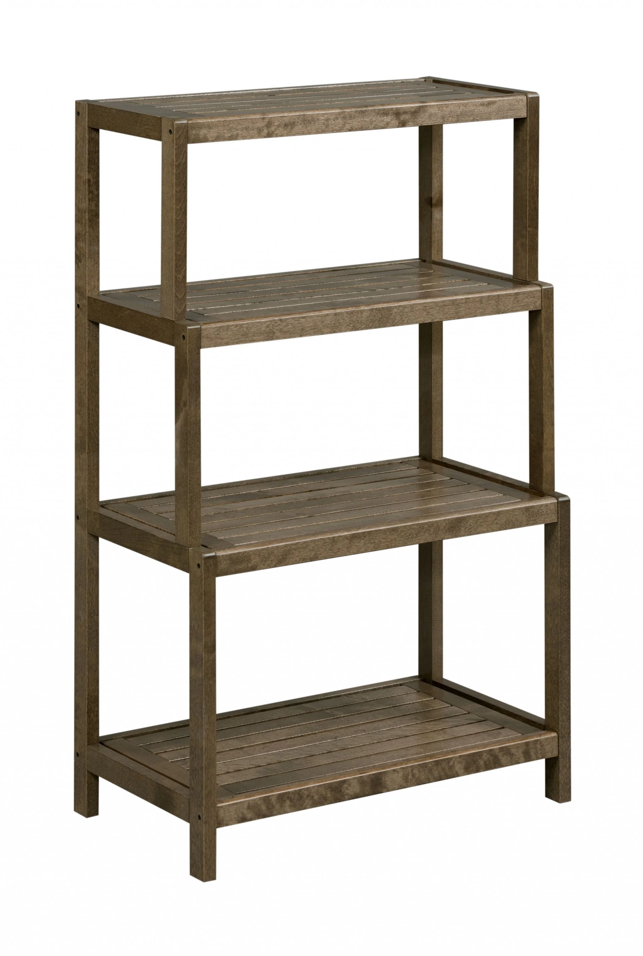 37" Bookcase with 4 Shelves in Antique Chestnut By Homeroots - Image 3