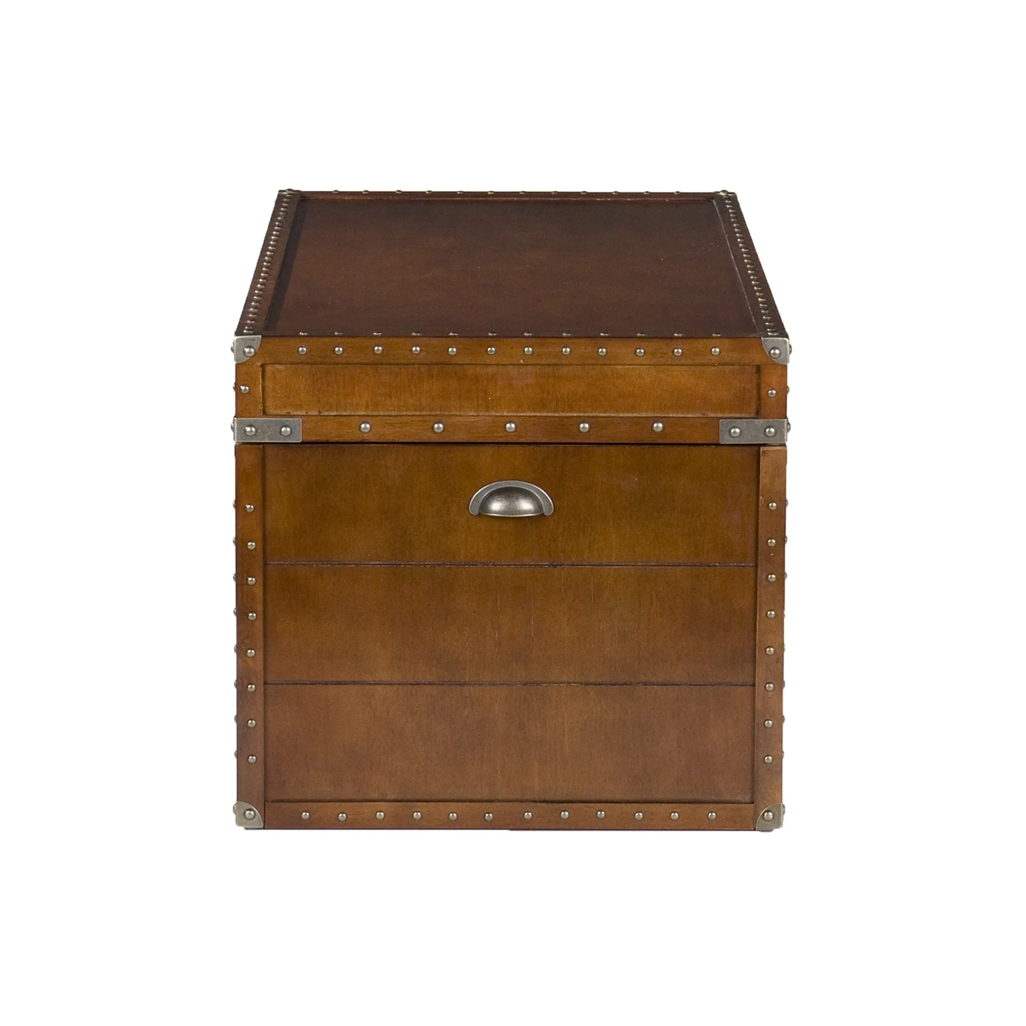 39" Brown Manufactured Wood And Metal Rectangular Coffee Table By Homeroots - 402161 - Image 5