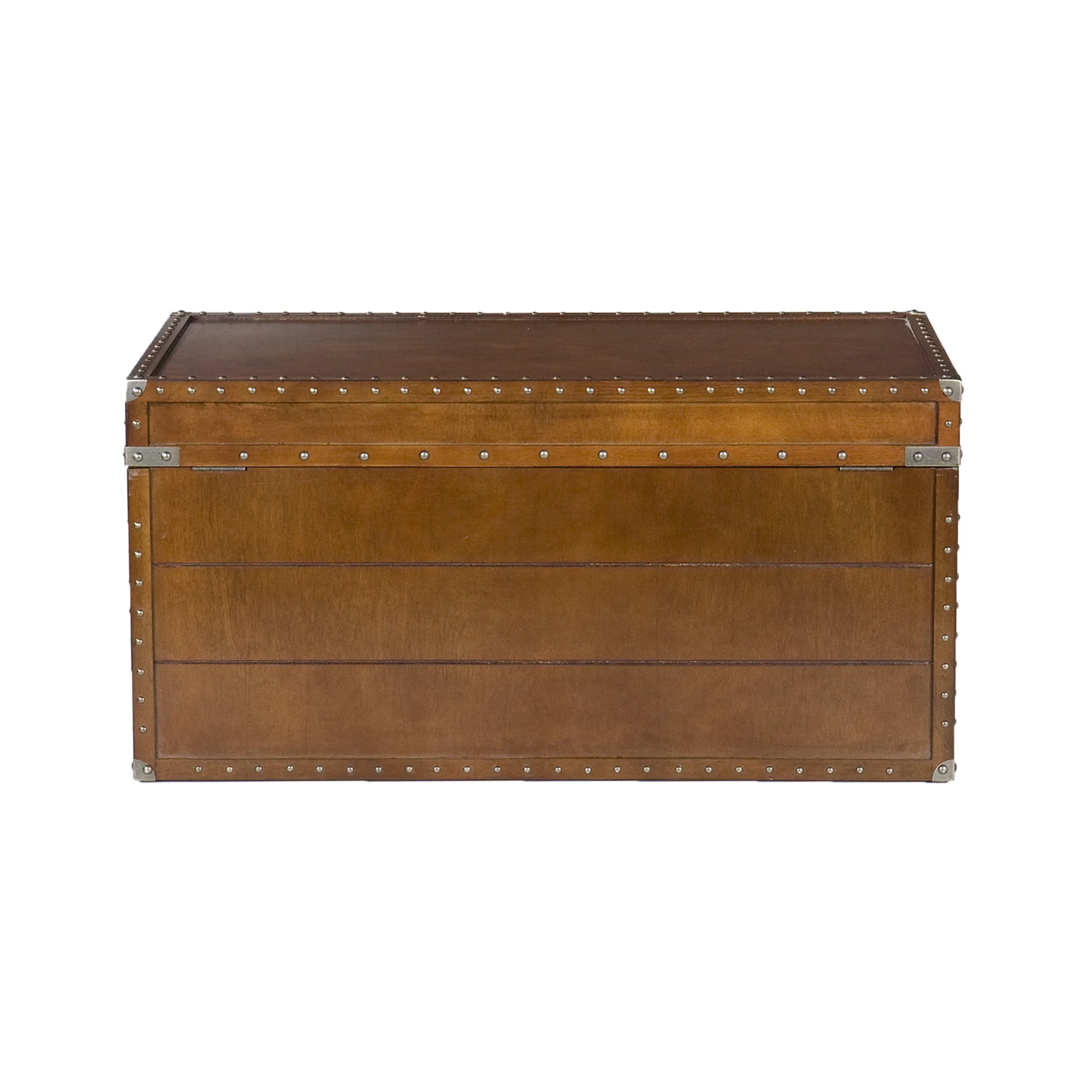 39" Brown Manufactured Wood And Metal Rectangular Coffee Table By Homeroots - 402161 - Image 6